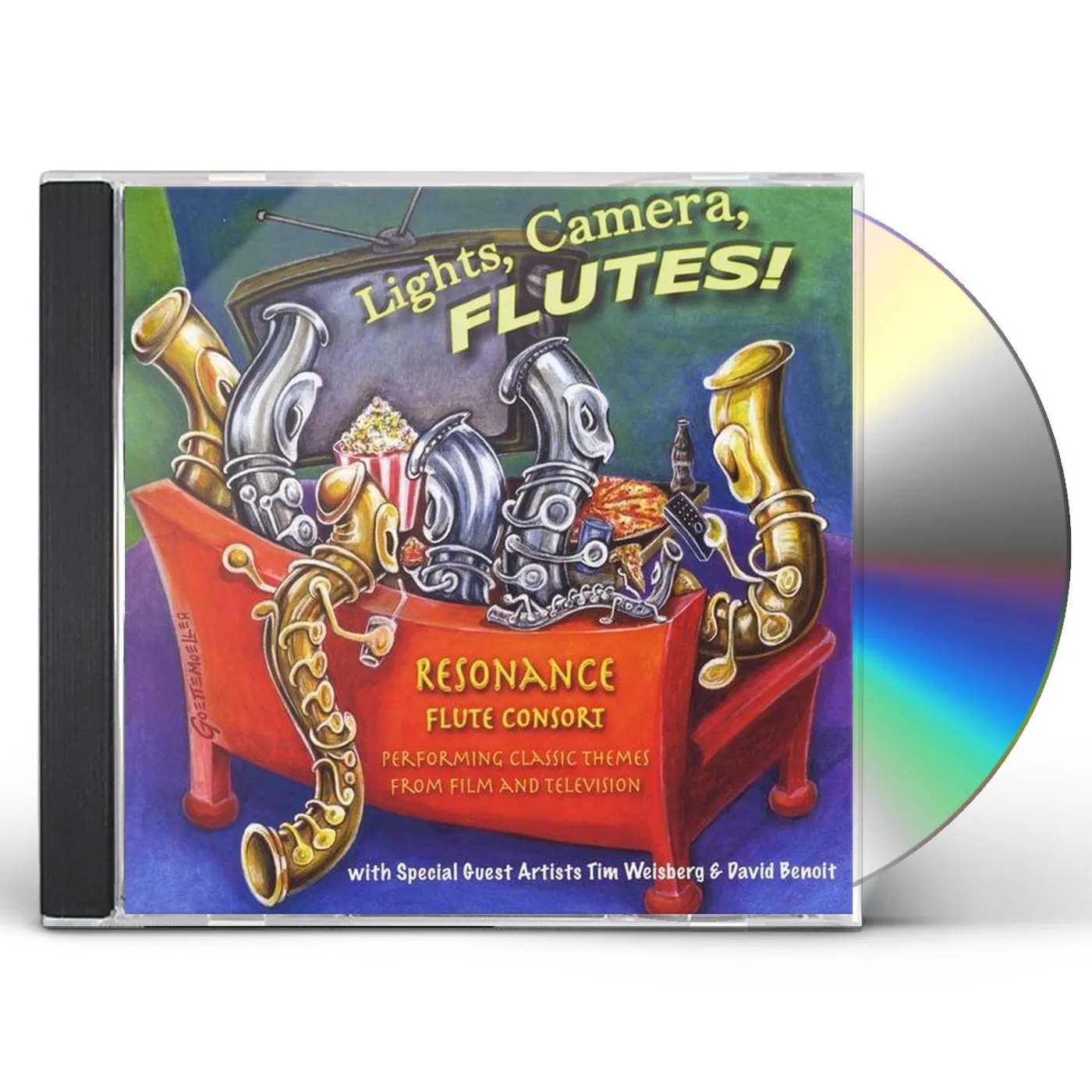 Resonance Flute Consort LIGHTS CAMERA FLUTES CD