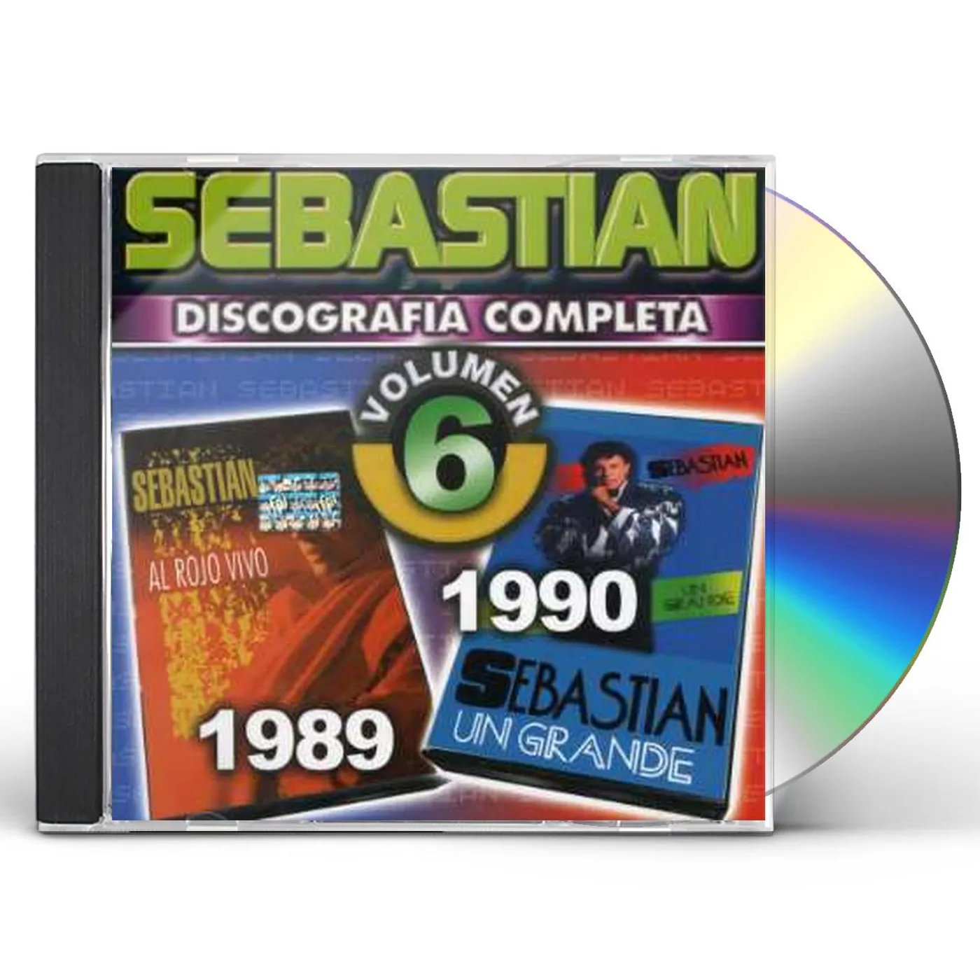 SebastiAn DISCOGRAFIA COMPLETA 6 CD