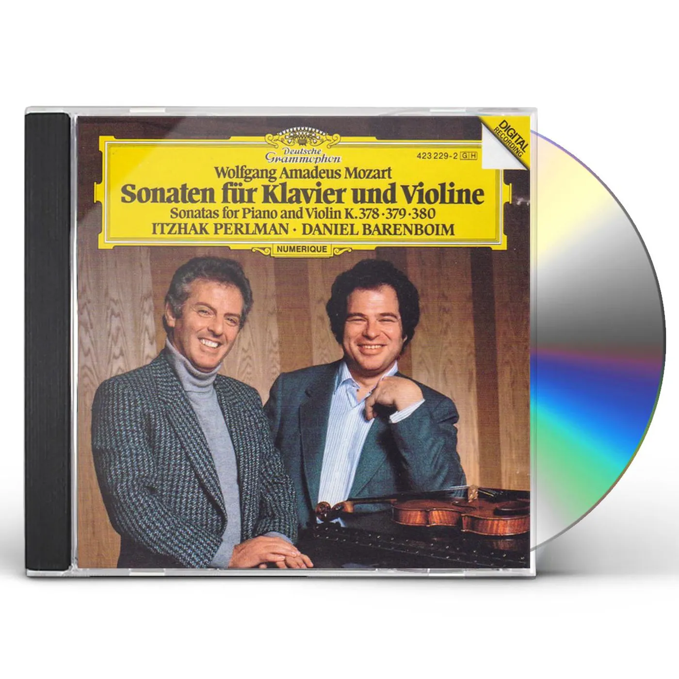 MOZART / PERLMAN / BARENBOIM SONATAS FOR PIANO & VIOLIN CD