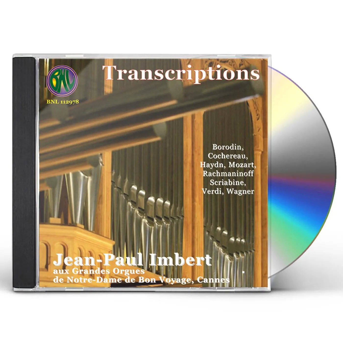Jean-Paul Imbert TRANSCRIPTIONS FOR ORGAN CD