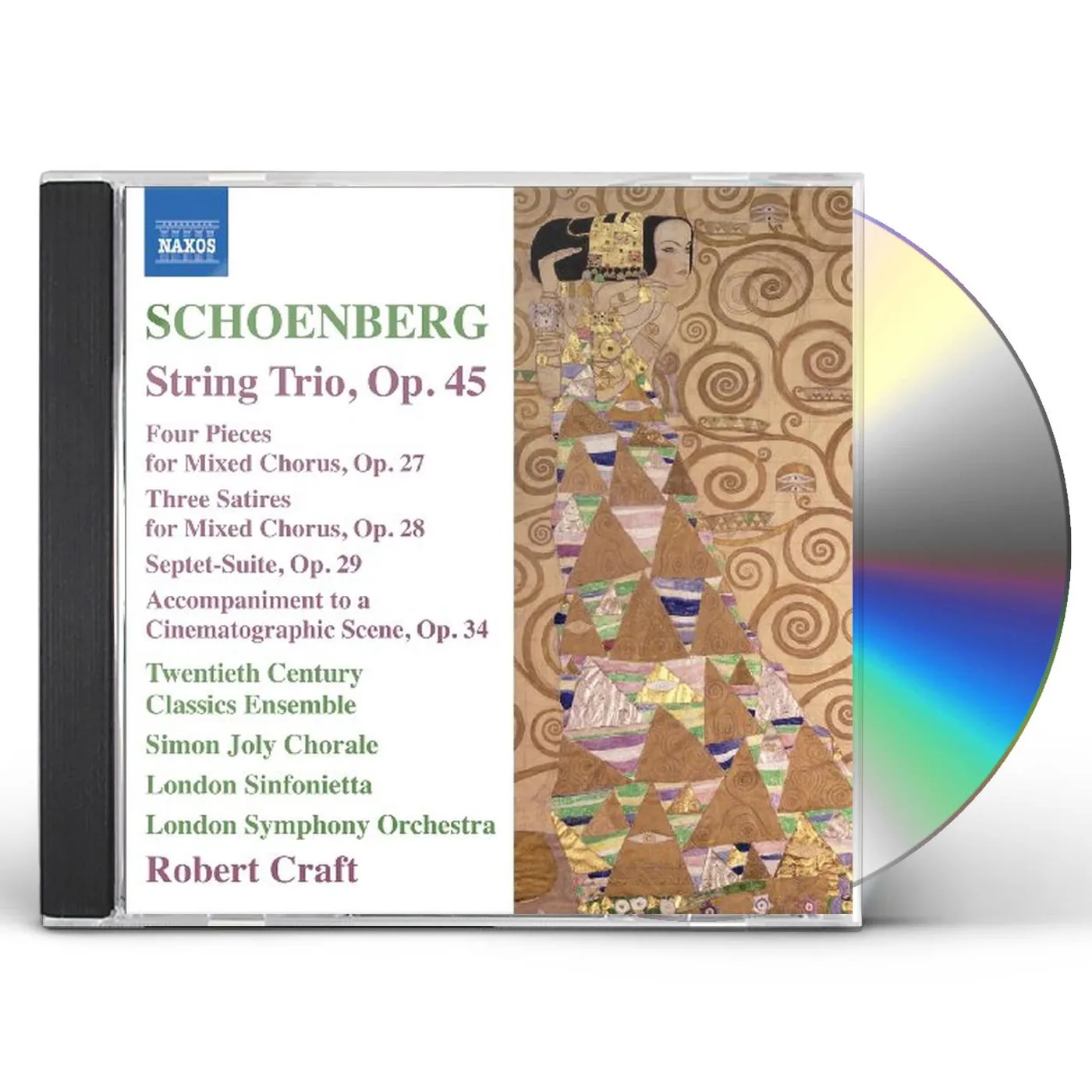 Arnold Schoenberg STRING TRIO FOUR PIECES FOR M CD