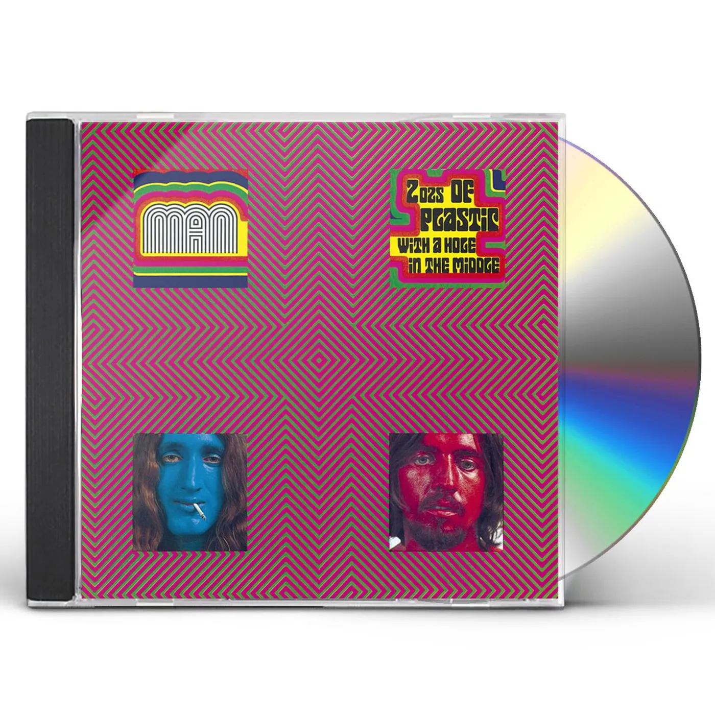 Man 2OZS OF PLASTIC WITH A HOLE IN THE MIDDLE CD