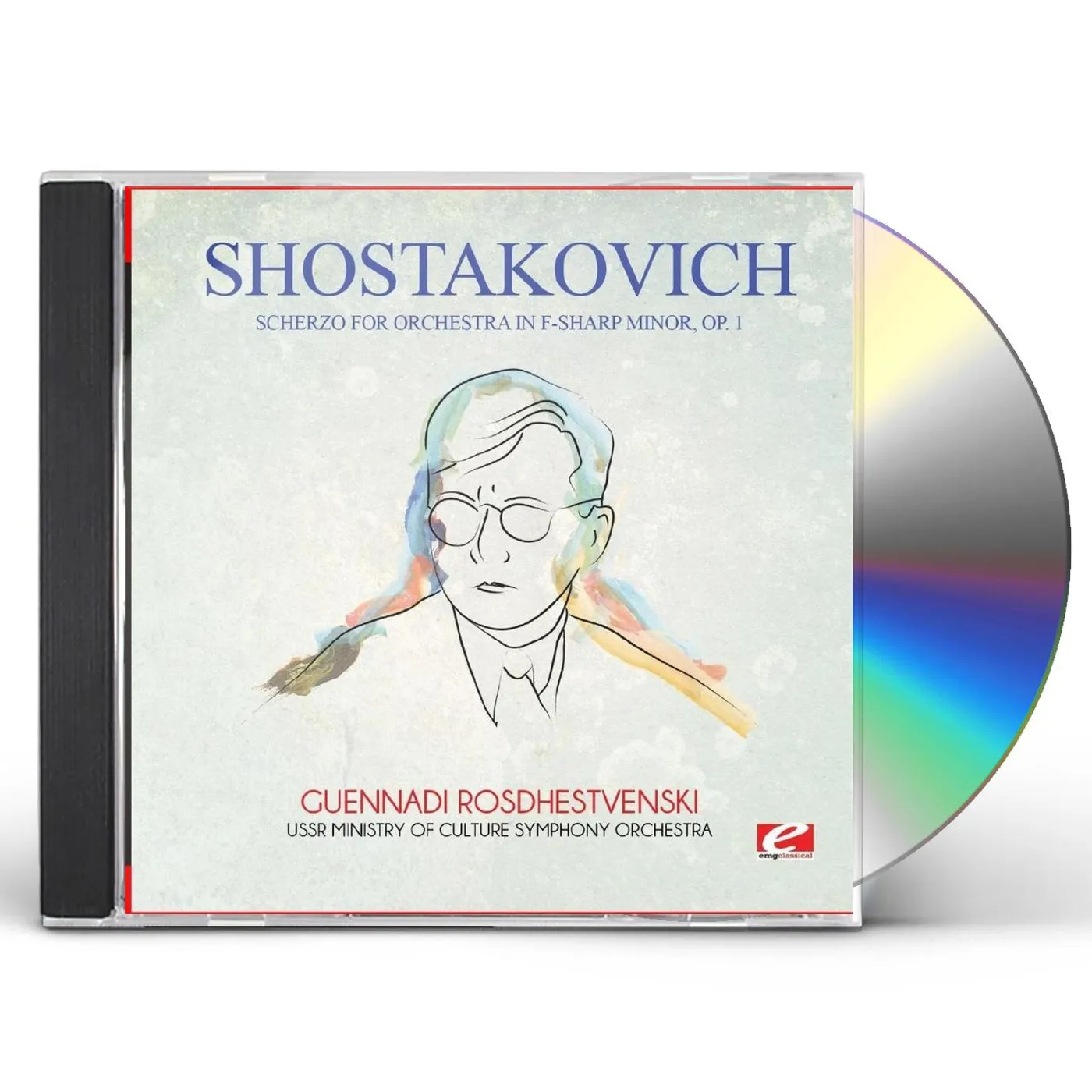 Shostakovich SCHERZO FOR ORCHESTRA IN F-SHARP MINOR OP. 1 CD