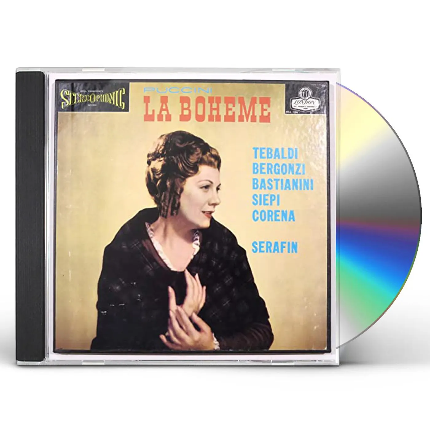 Puccini / Tebaldi / Bergonzi / D'Aangelo / Serafin BOHEME CD