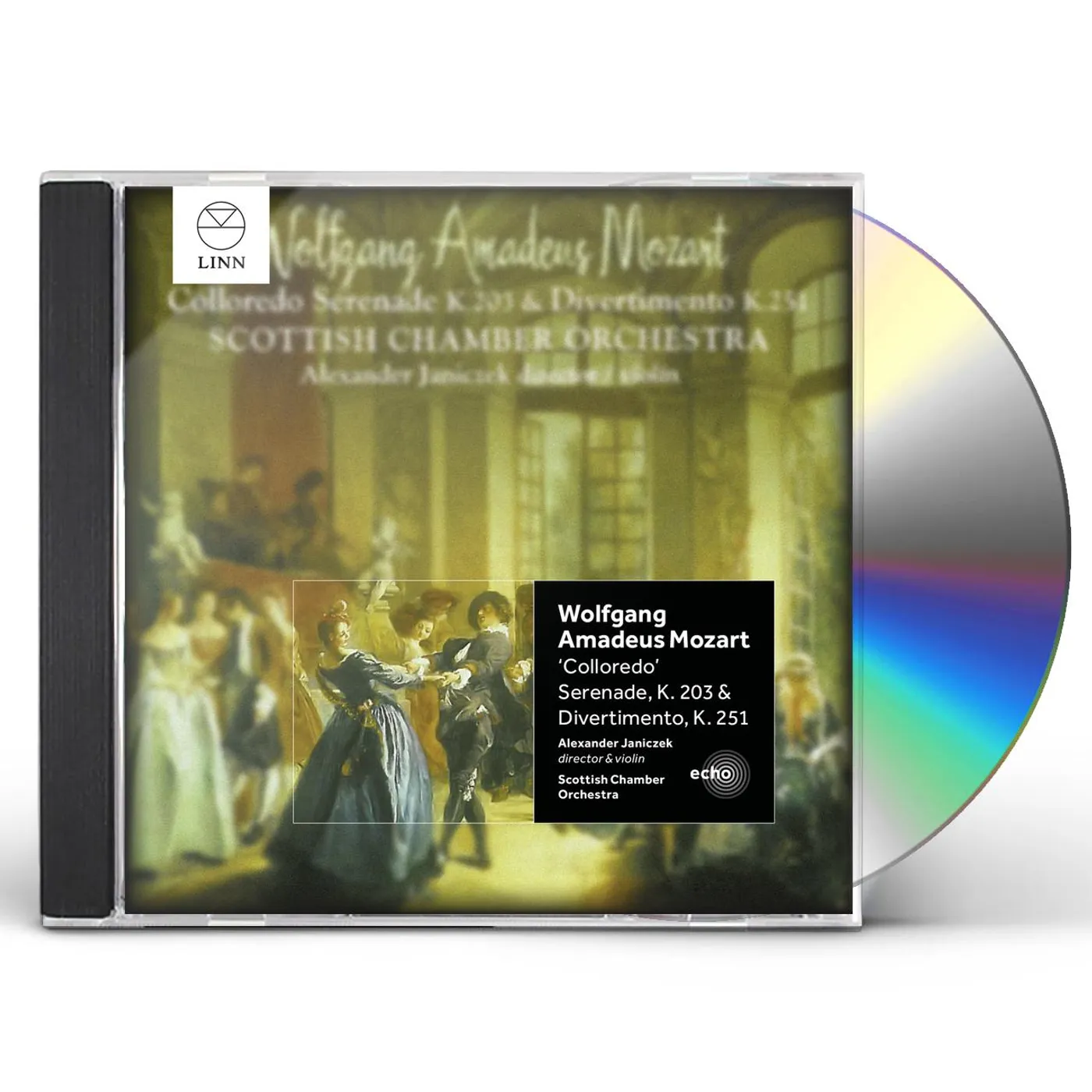 Wolfgang Amadeus Mozart COLLOREDO SERENADE K. 203 & DIVERTIMENTO K. 251 CD