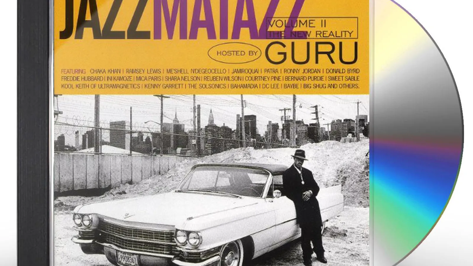 JAZZMATAZZ GURU レコード2セット Guru Jazzmatazz Vol. II The New Reality 2 Double Lp Shrink
