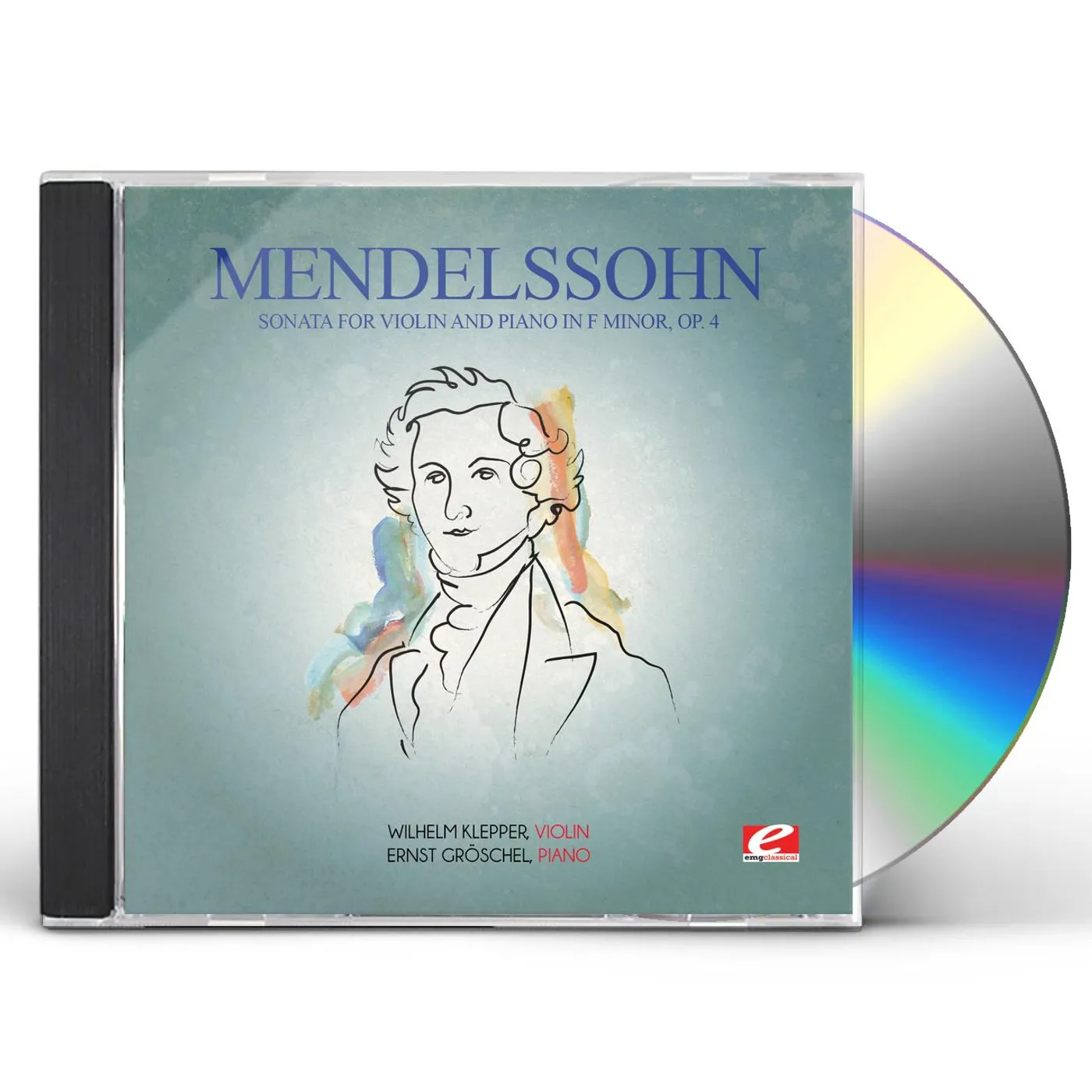 Felix Mendelssohn MENDELSSOHN: SONATA FOR VIOLIN & PIANO IN F MINOR CD