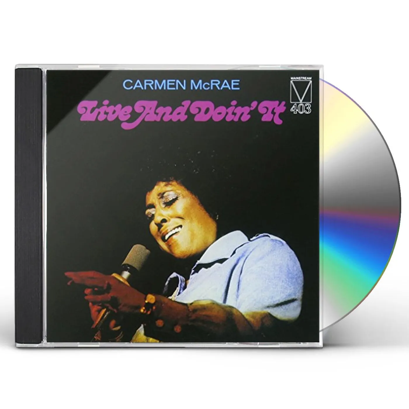 Carmen McRae LIVE & DOIN IT CD