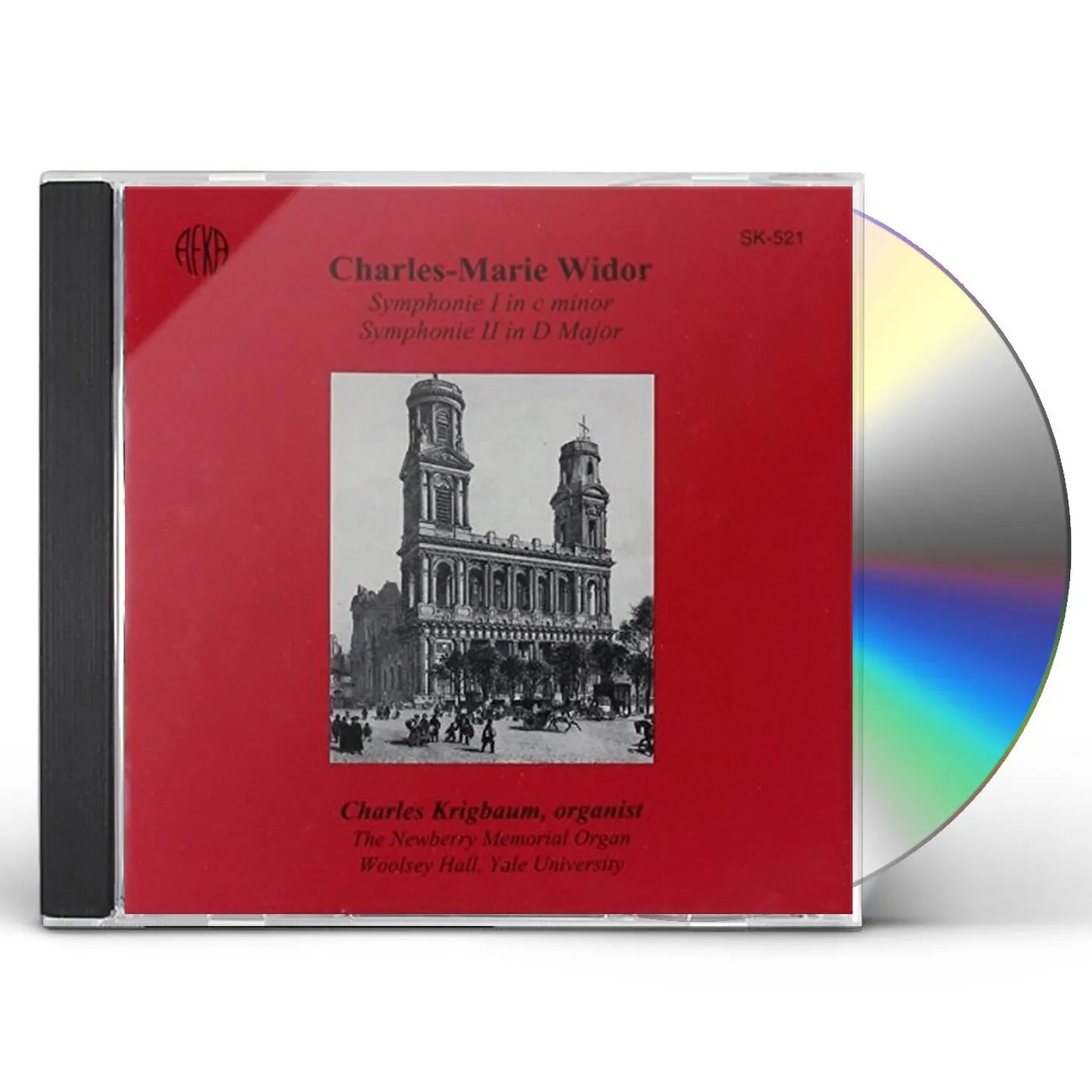 Charles-Marie Widor SYMPHONIE 1 IN C MINOR / SYMPHONIE 2 IN D MINOR CD