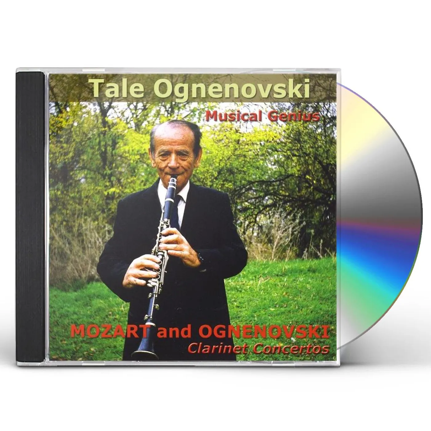 Tale Ognenovski MOZART & OGNENOVSKI CLARINET CONCERTOS CD