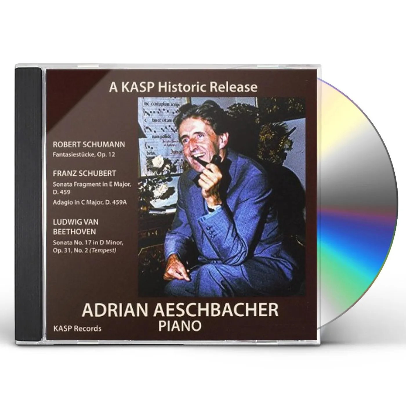Adrian Aeschbacher MUSIC OF BEETHOVEN SCHUBERT & SCHUMANN CD