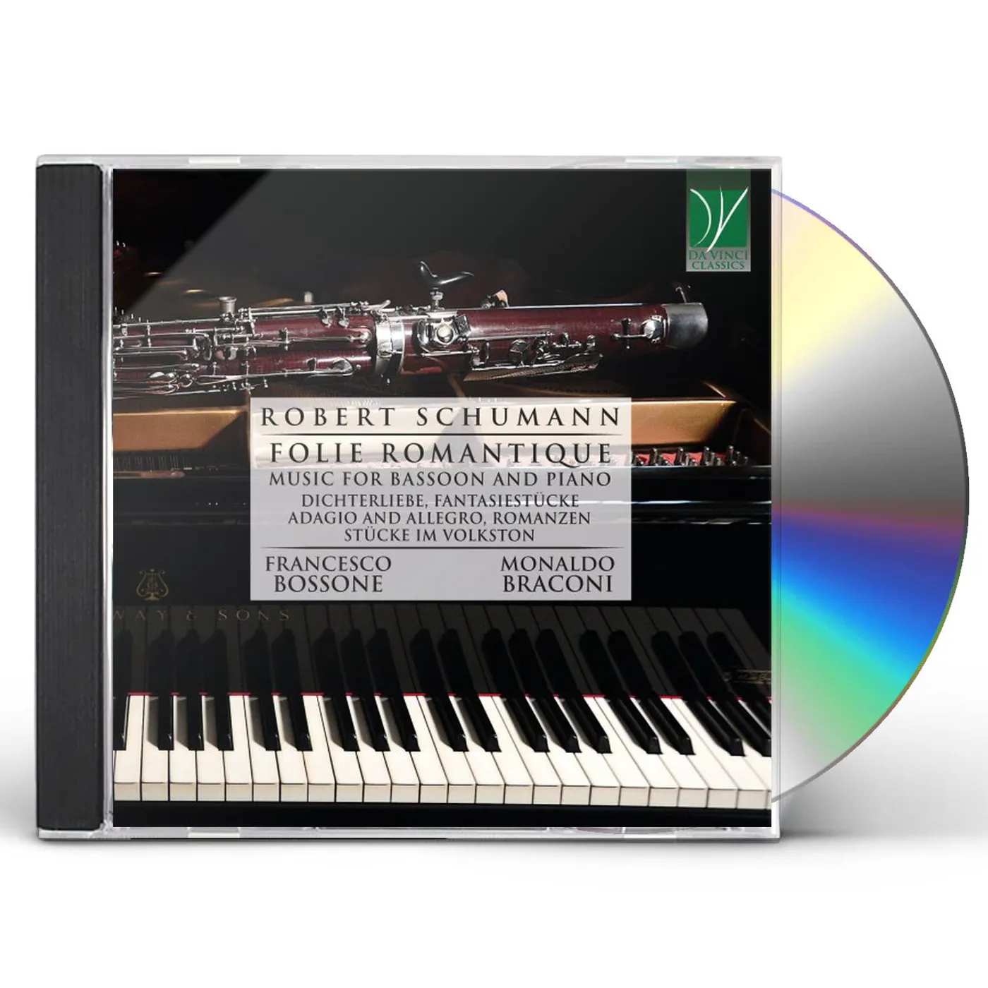 Schumann, Bossone,Francesco, Braconi  & Monaldo SCHUMANN: FOLIE ROMANTIQUE (FOR BASSOON & PIANO) CD