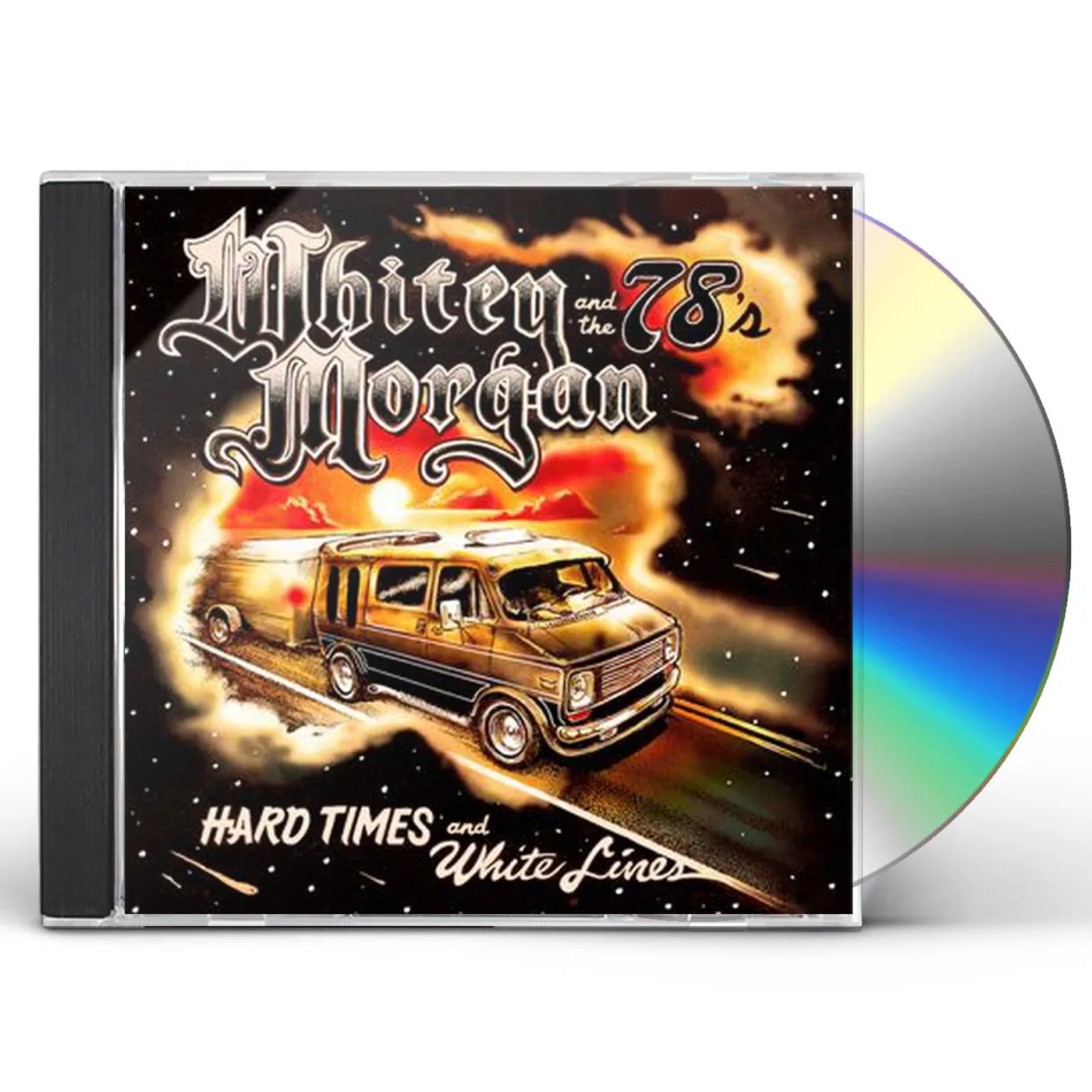 Whitey Morgan HARD TIMES & WHITE LINES CD