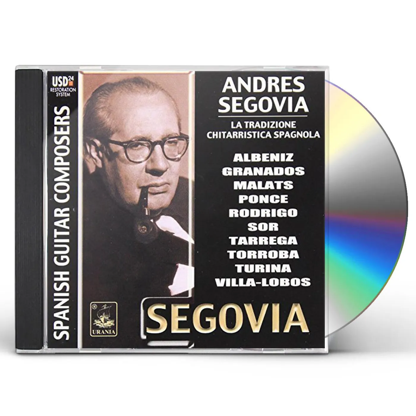 Andres Segovia SPANISH GUITAR COMPOSERS CD