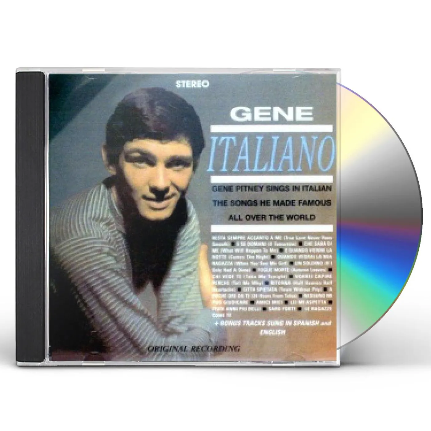 Gene Pitney GENE ITALIANO: 28 CUTS CD