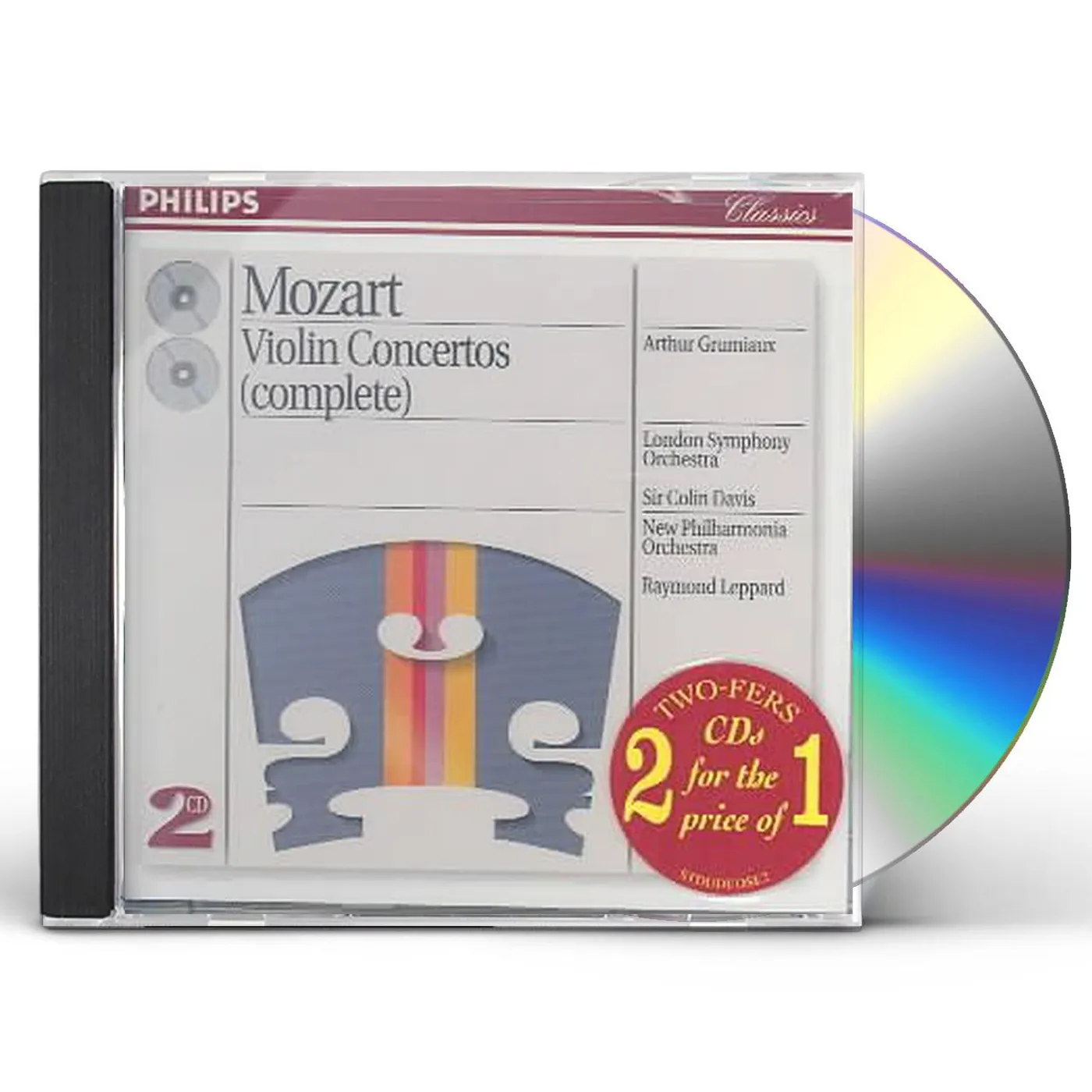 Sir Colin Davis Violin Concerti 1 - 5 (2 CD) CD
