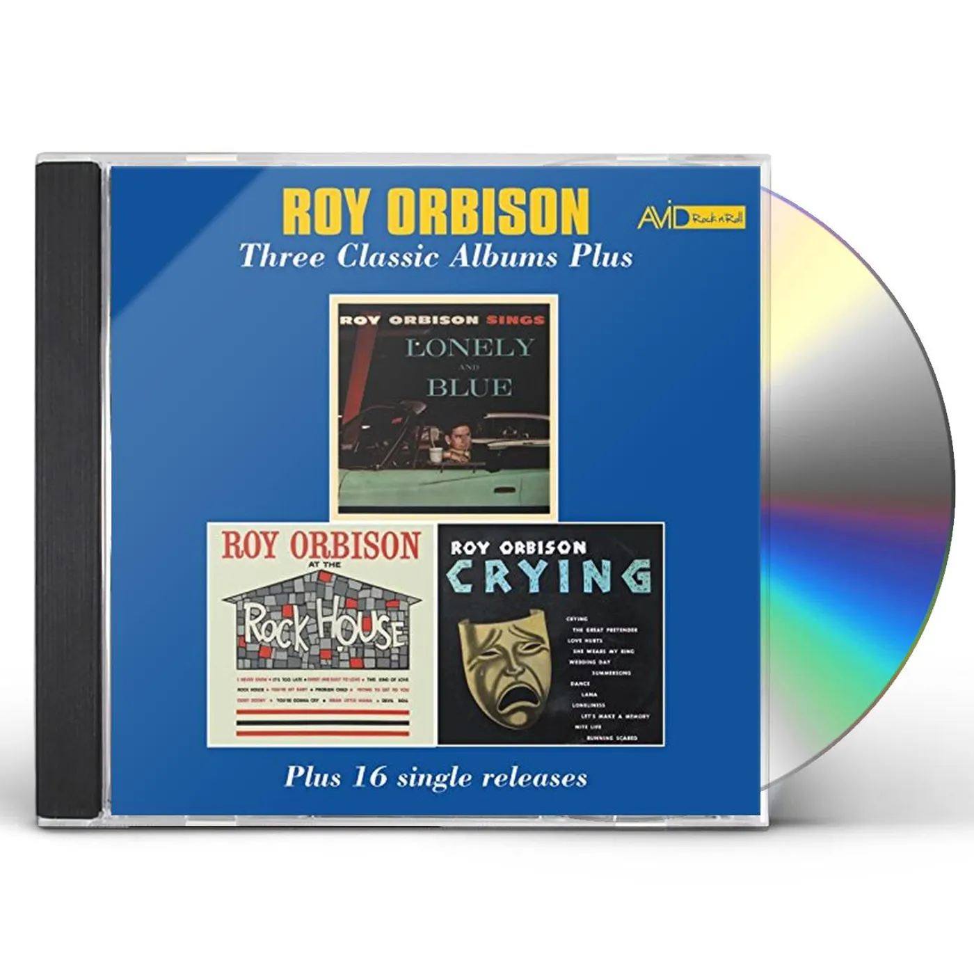 Roy Orbison LONELY & BLUE / AT THE ROCK HOUSE / CRYING CD
