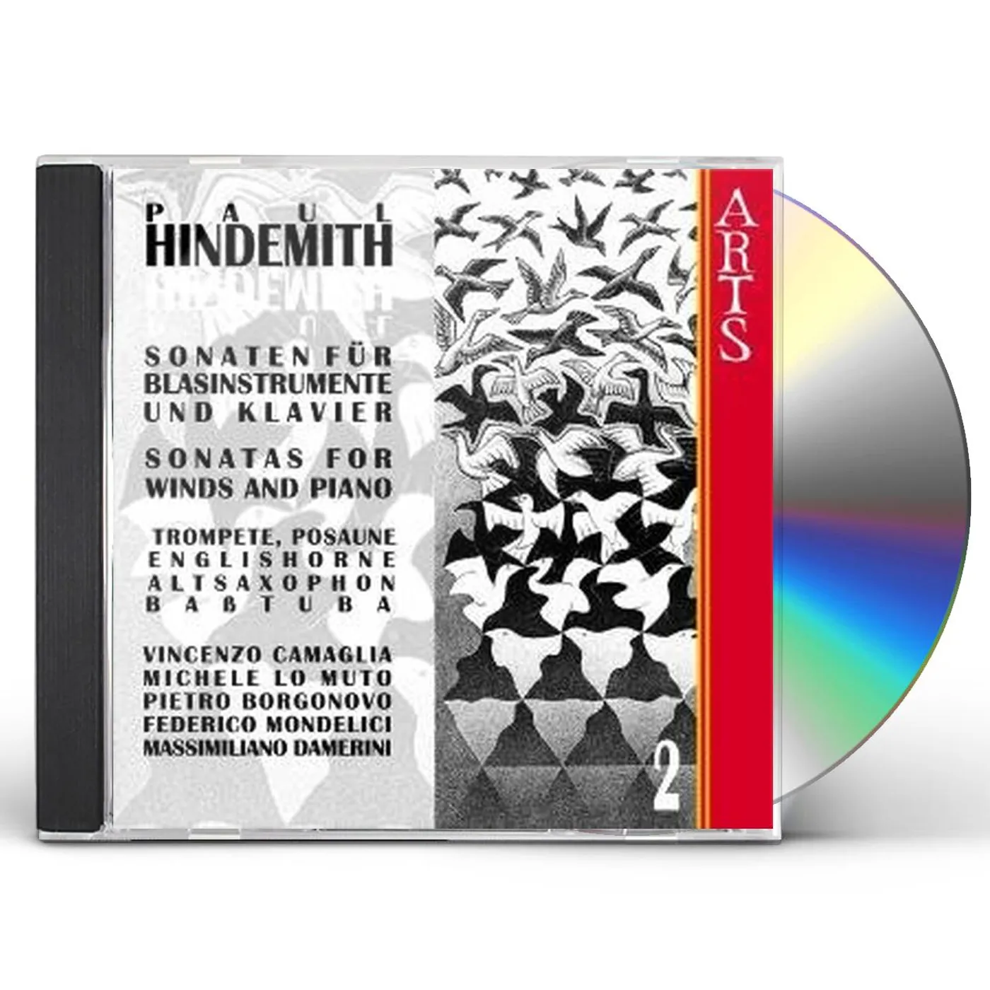 hindemith SONATAS FOR WINDS & PIANO 2 CD
