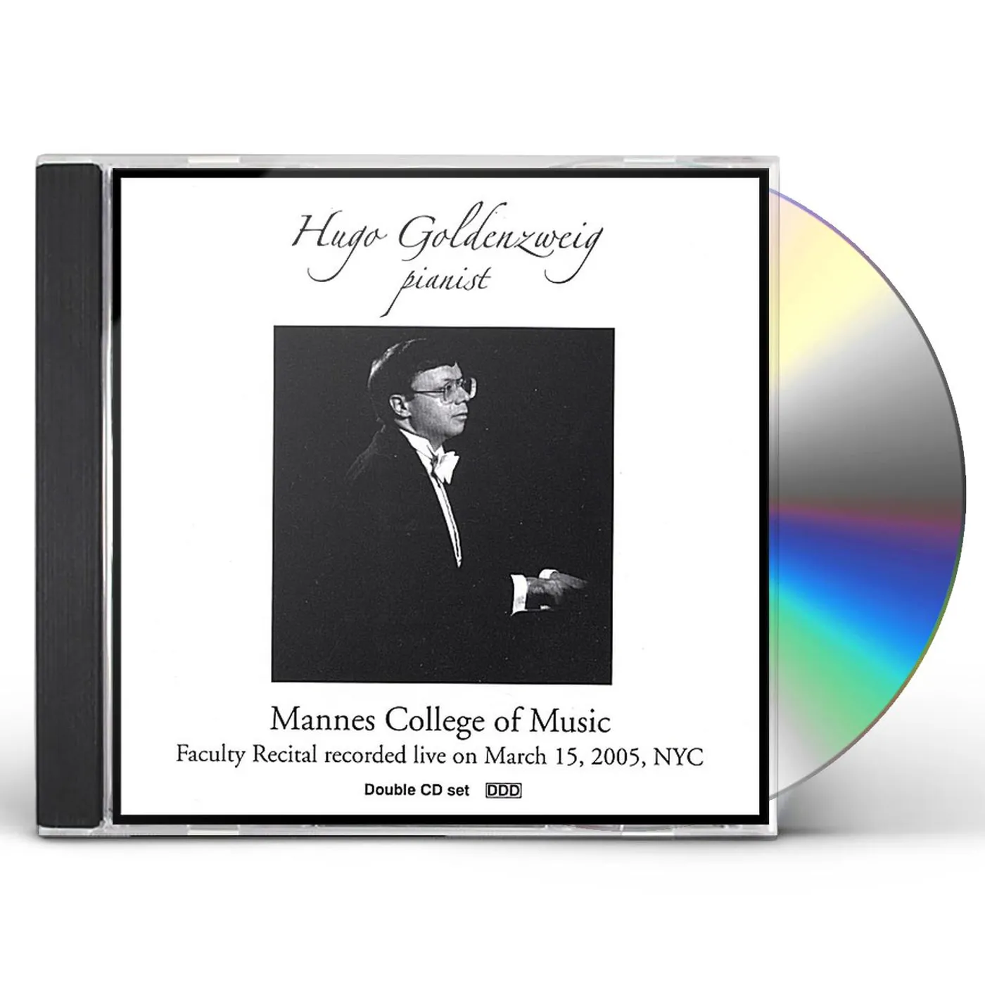 Hugo Goldenzweig LIVE PIANO RECITAL CD