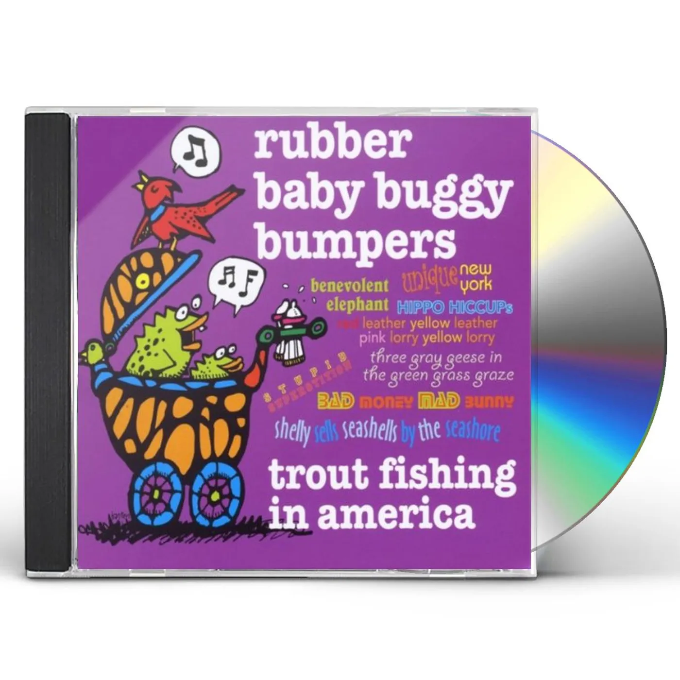 Trout Fishing in America RUBBER BABY BUGGY BUMPERS CD