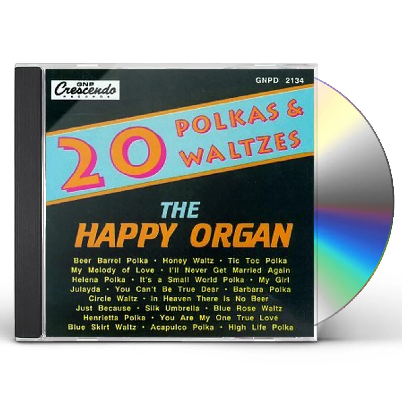 The Happy Organ 20 POLKAS & WALTZES CD