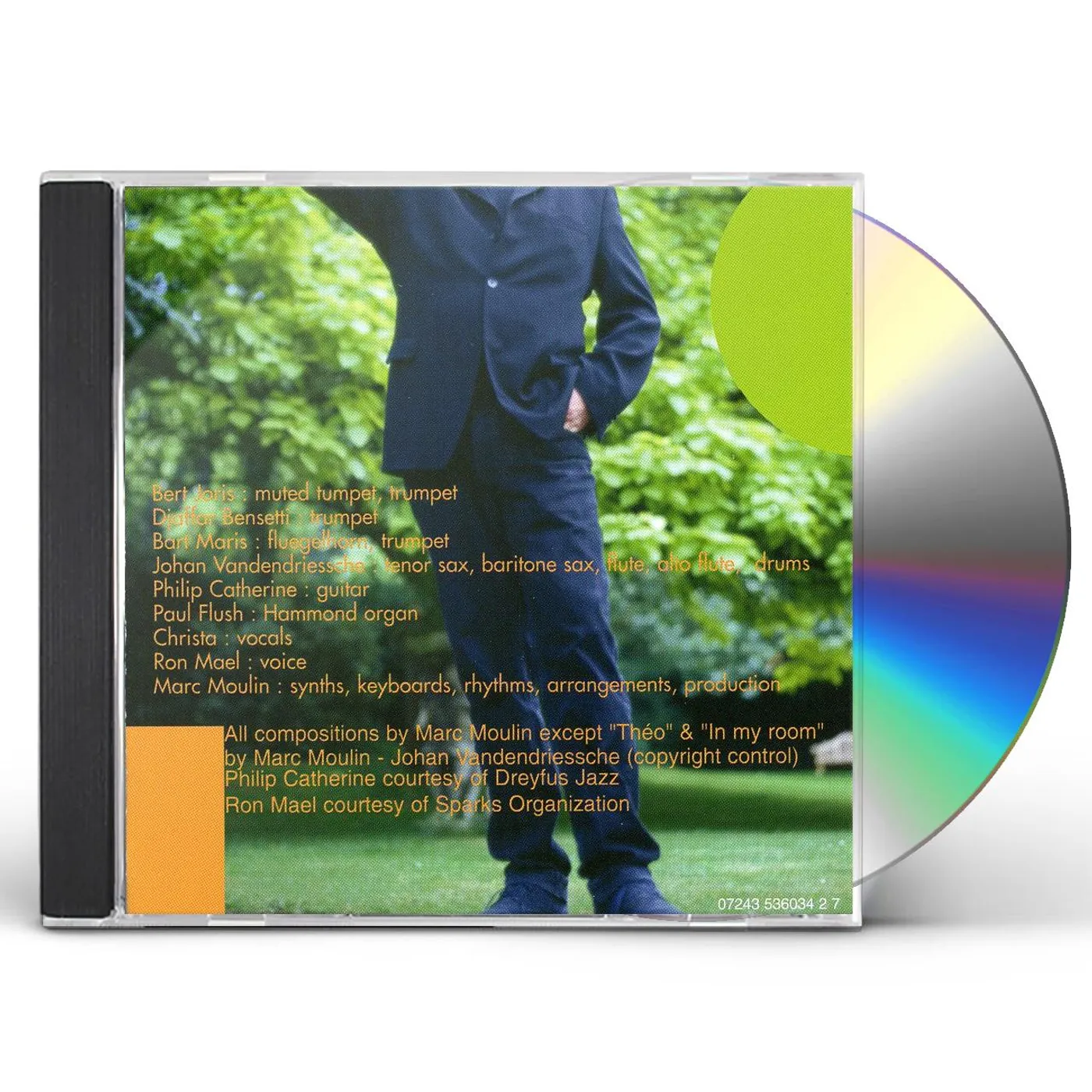 Marc Moulin TOP SECRET CD