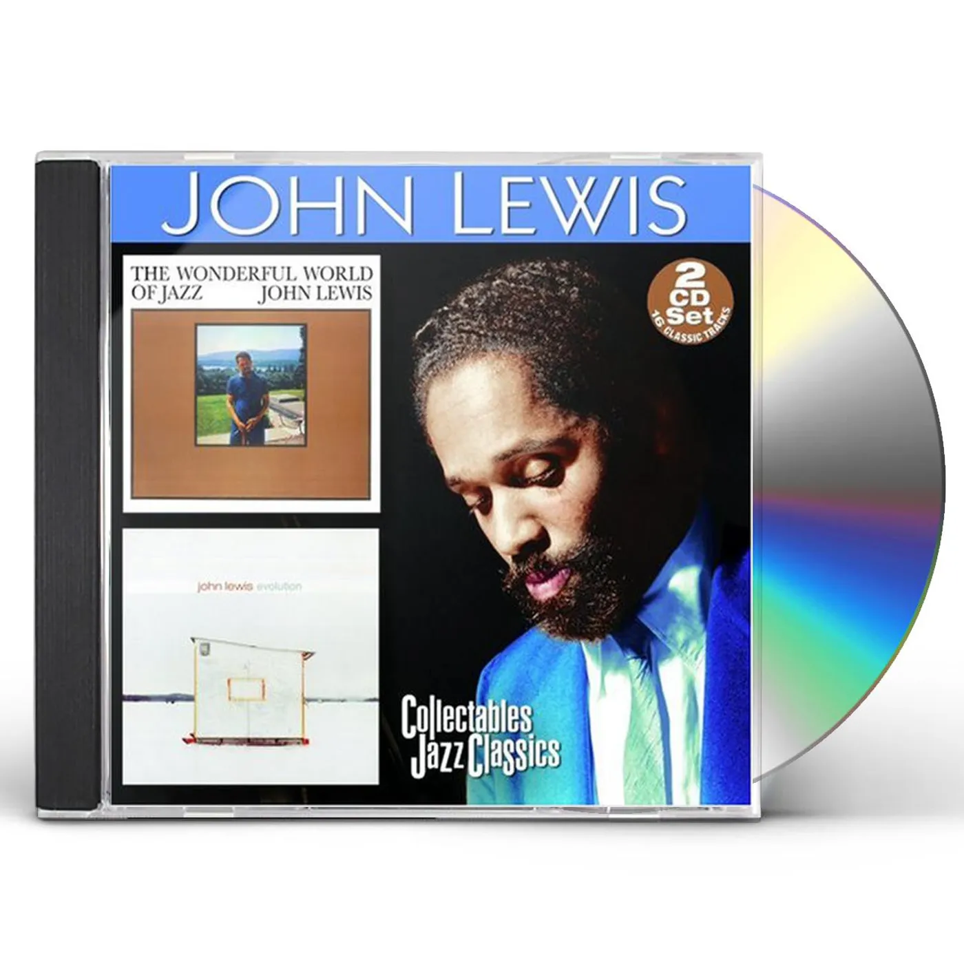 John Lewis WONDERFUL WORLD OF JAZZ & EVOLUTION CD