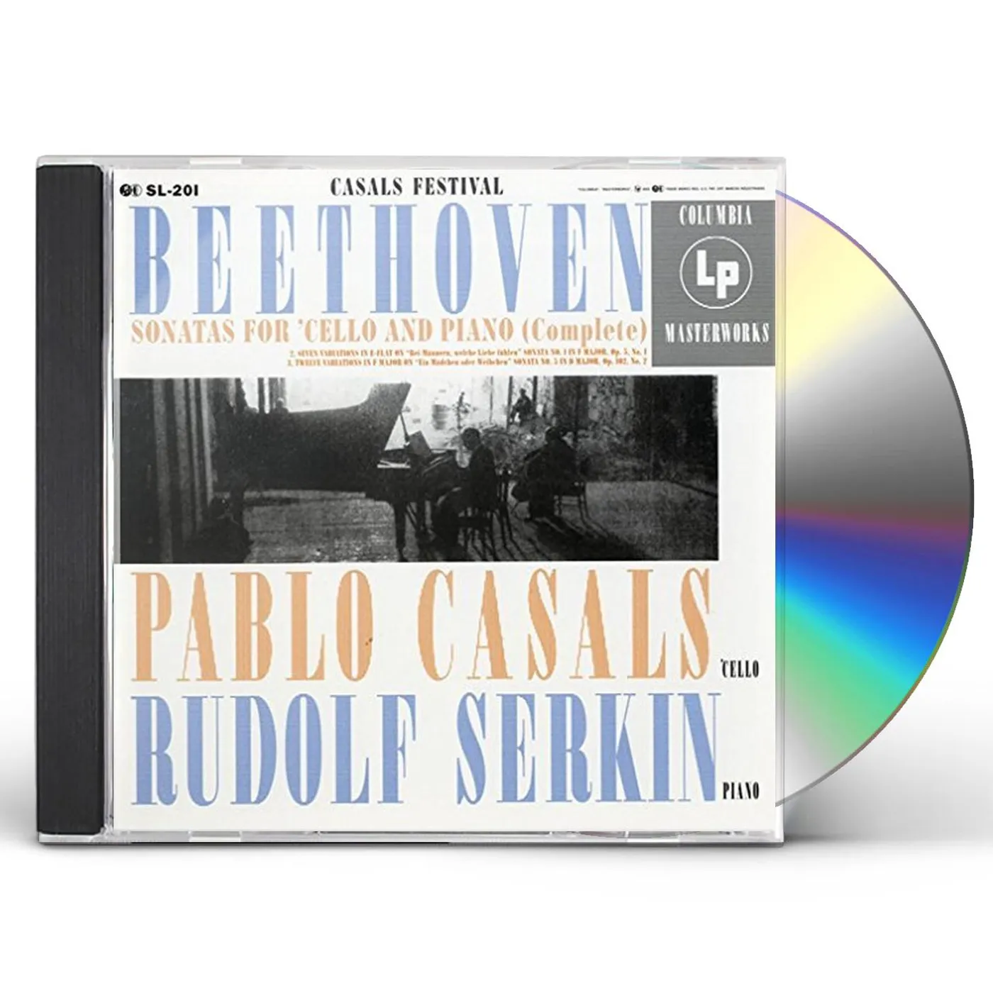 Pablo Casals BEETHOVEN: COMPLETE CELLO SONATAS CD