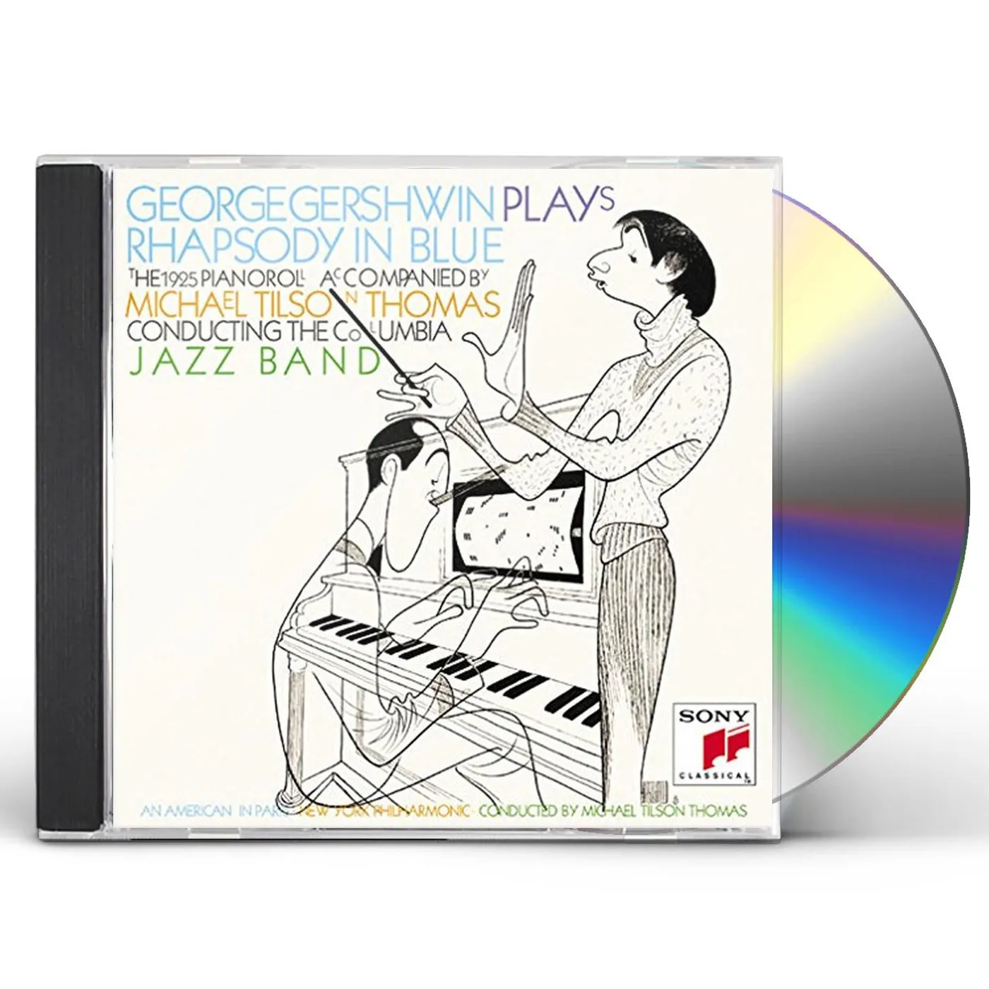 Michael Tilson Thomas GERSHWIN: RHAPSODY IN & AN AMERICAN CD