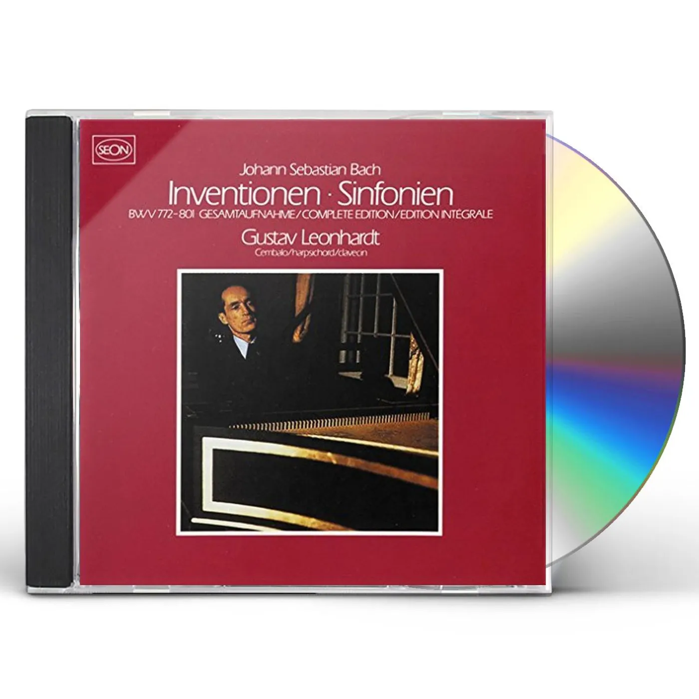 Gustav Leonhardt BACH: INVENTIONS & SINFONIAS CD