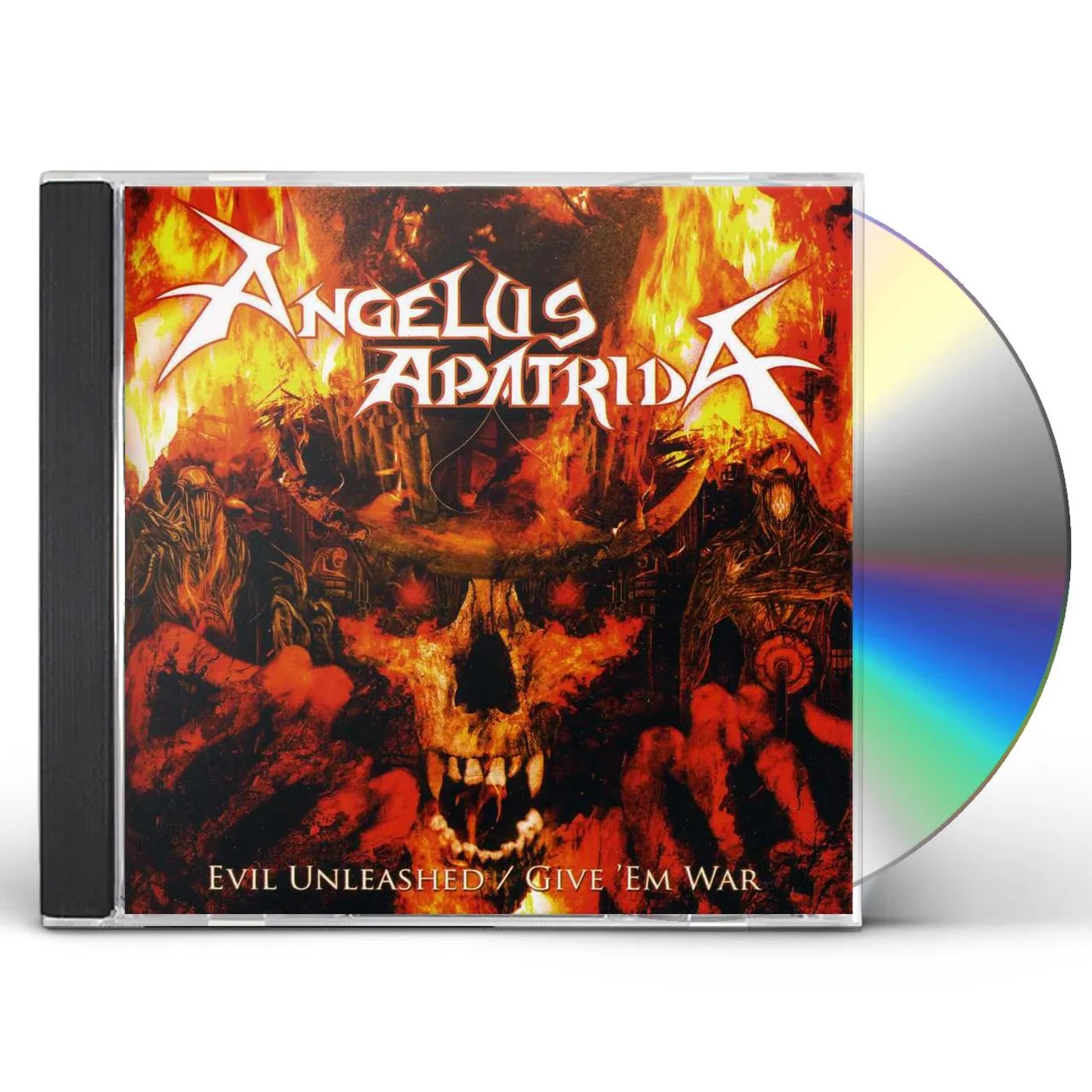 Angelus Apatrida EVIL UNLEASHED / GIVE EM WAR CD