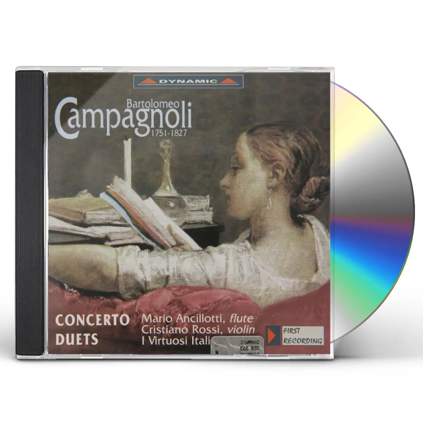 Bartolomeo Campagnoli CONCERTO DUETS: CTO IN G OP 3 / #3 FOR FL & ORCH CD