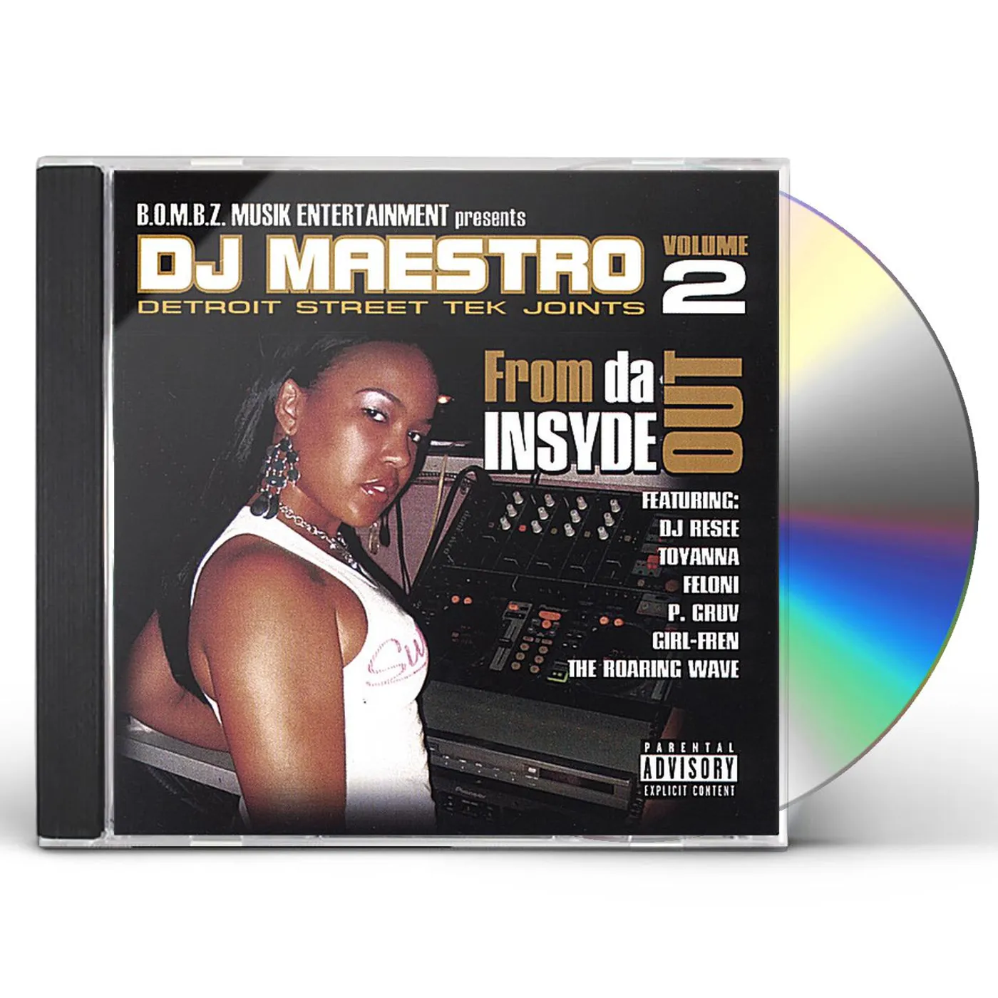 DJ Maestro DETROIT STREET TEK JOINTS-FROM DA INSYDE OU 2 CD