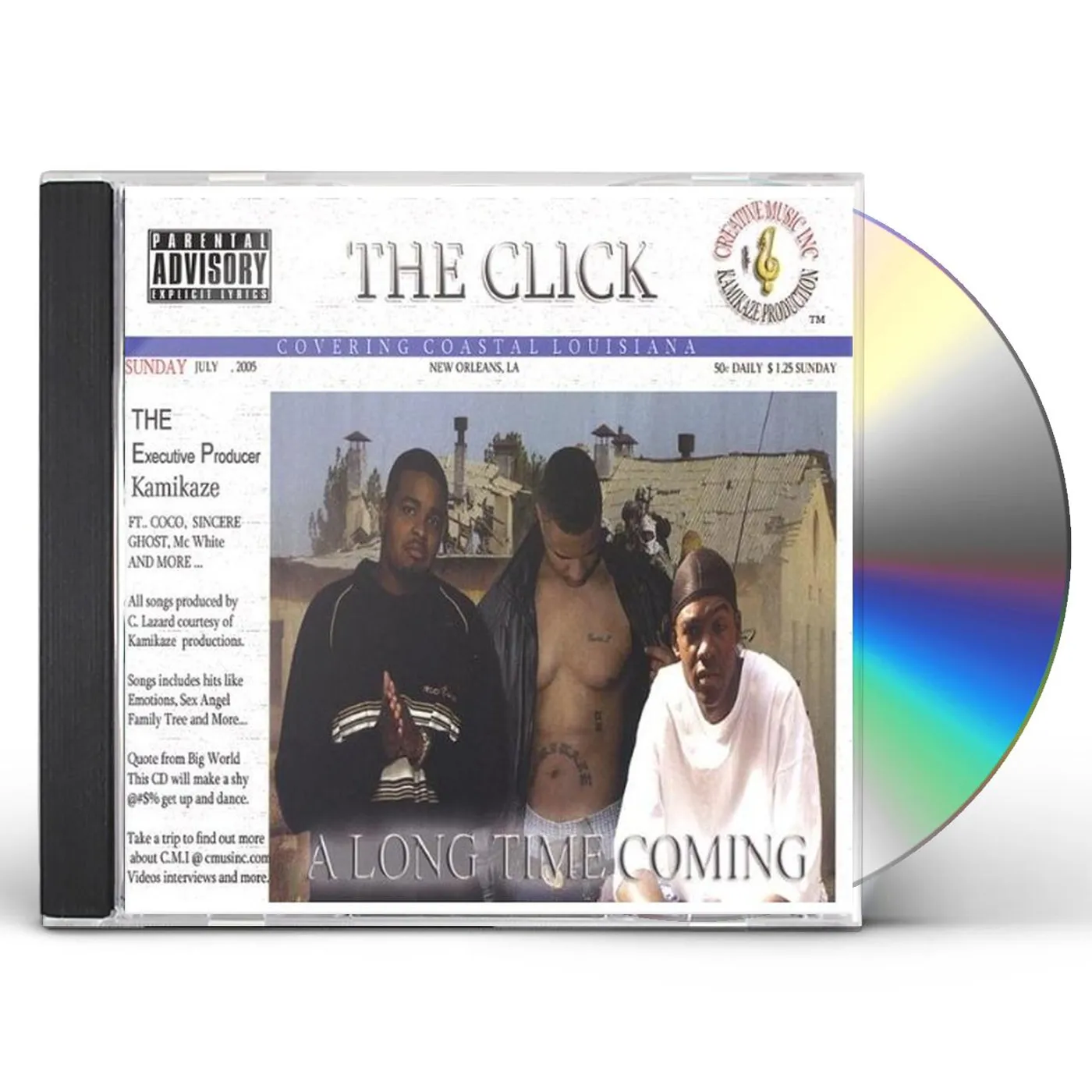 Click ALONG TIME COMING CD