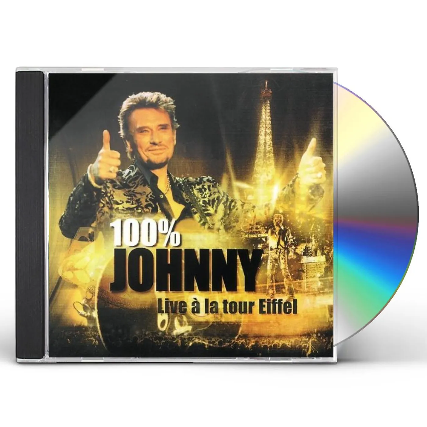 Johnny Hallyday 100% JOHNNY: LIVE A LA TOUR EIFFEL CD
