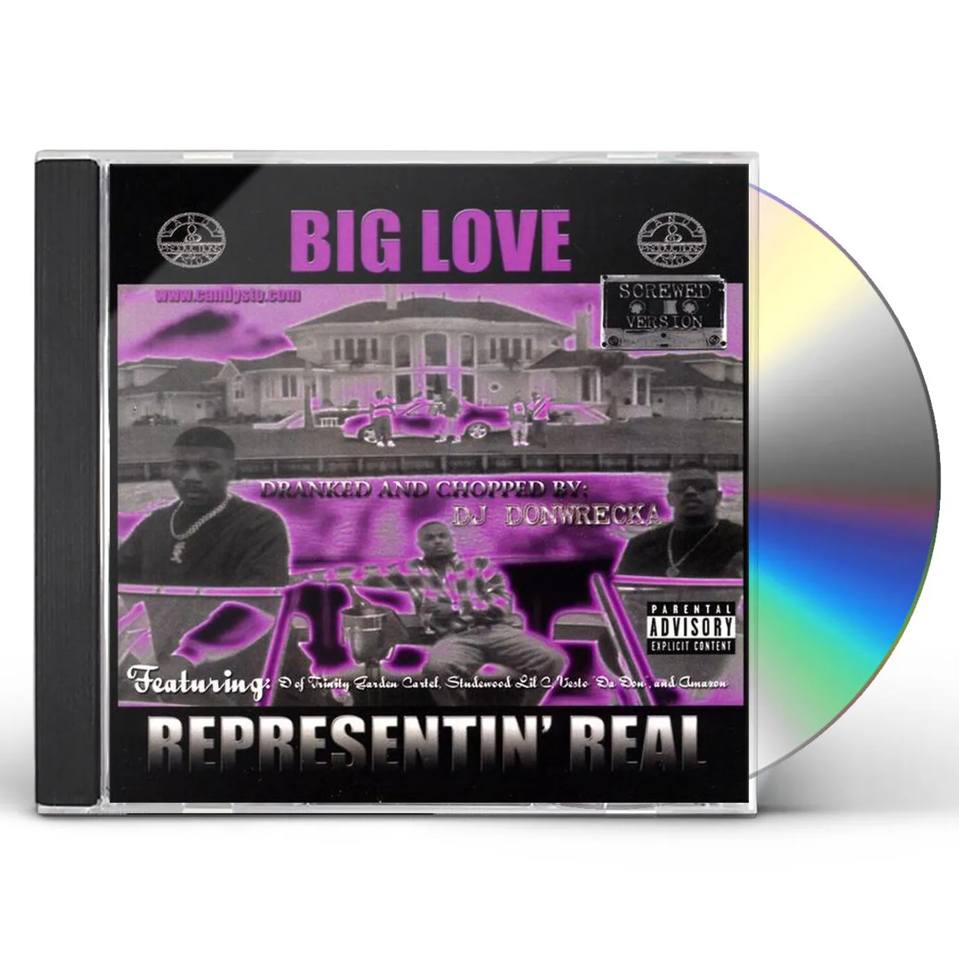 Big Love REPRESENTIN' REAL SCREWED CD