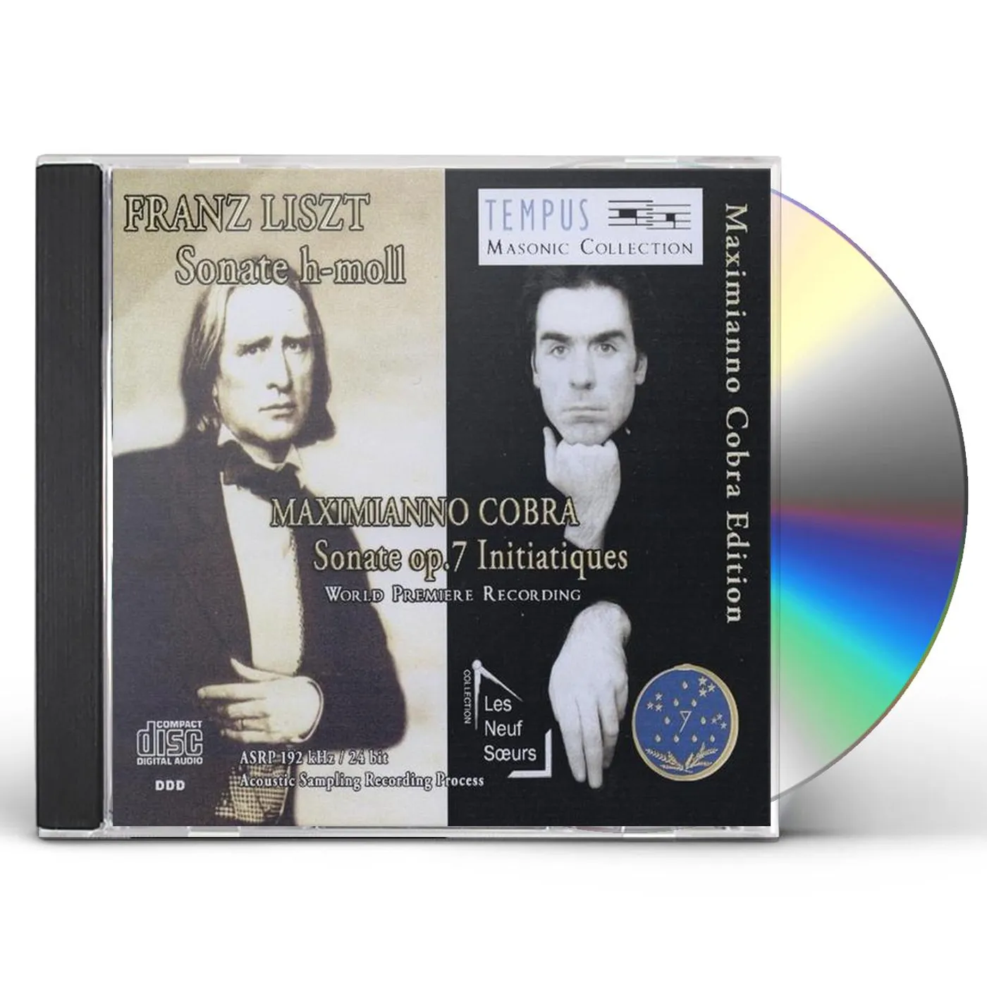 Maximianno Cobra LISZT-SONATE H-MOLL S.178-COBRA-SONATE OP.7-INITIA CD