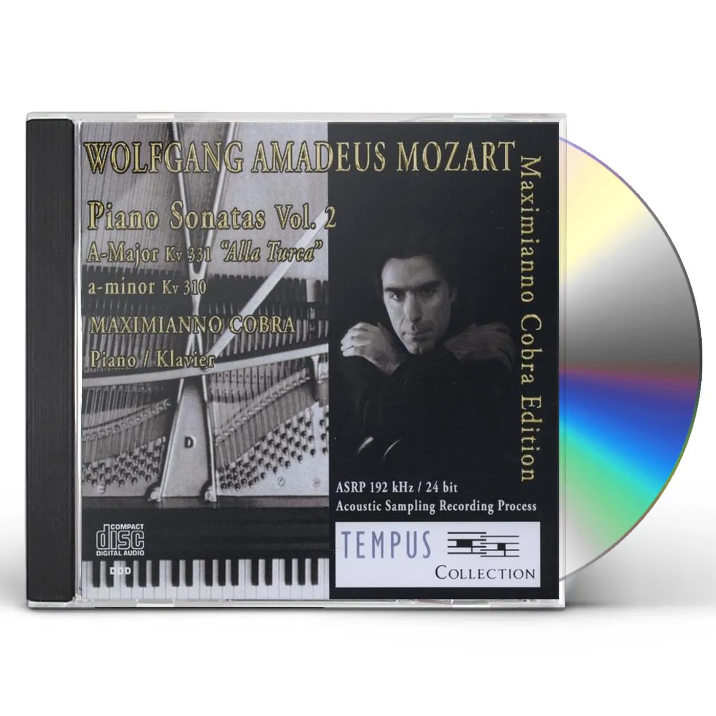 Maximianno Cobra MOZART-SONATAS/A-MAJOR KV 331 & A-MINOR KV 310 VOL CD