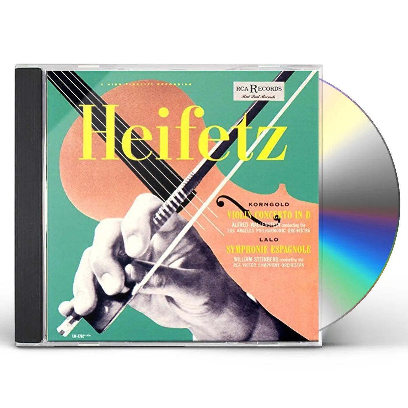 Jascha Heifetz KORNGOLD: VIOLIN CONCERTO & LALO CD