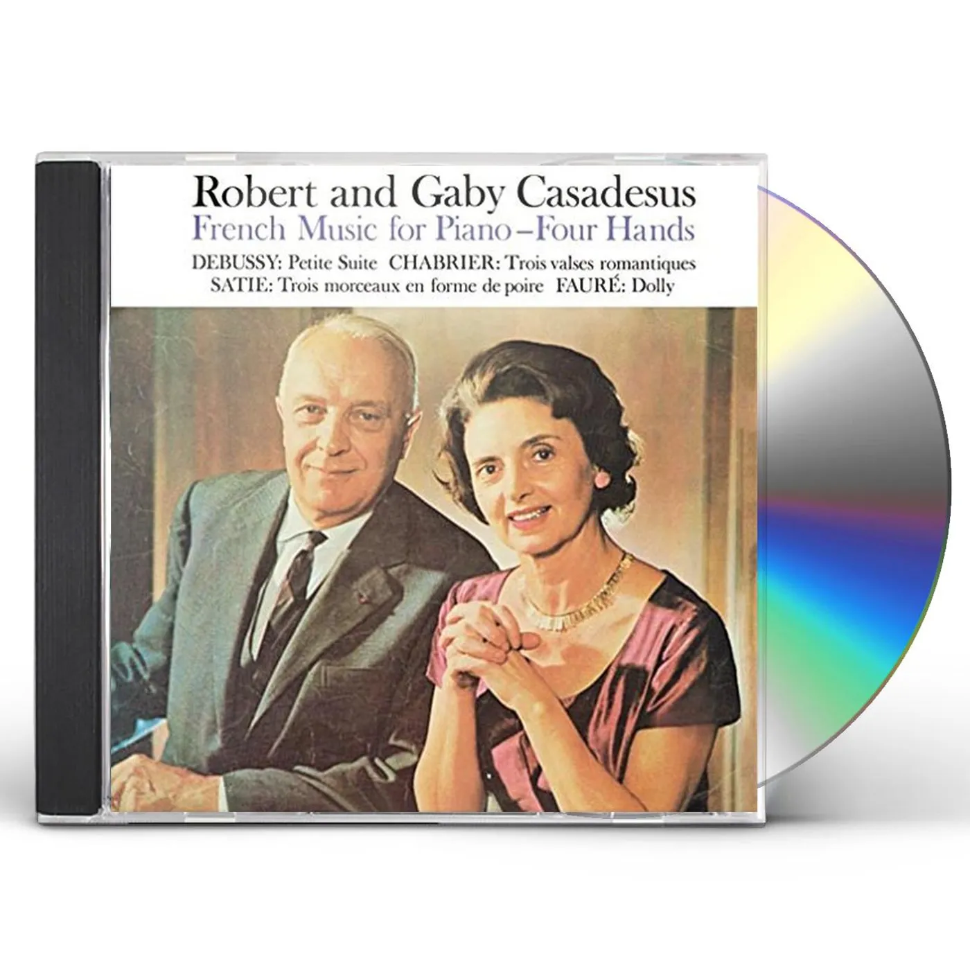 Robert Casadesus FRENCH PIANO MUSIC FOR TWO HANDS CD