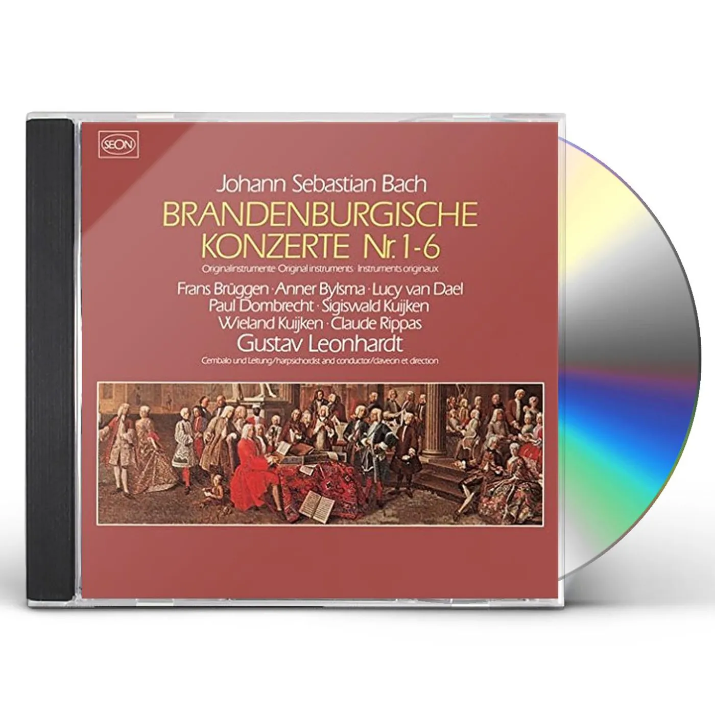 Gustav Leonhardt J. S. BACH: BRANDENBURG CONCERTOS CD