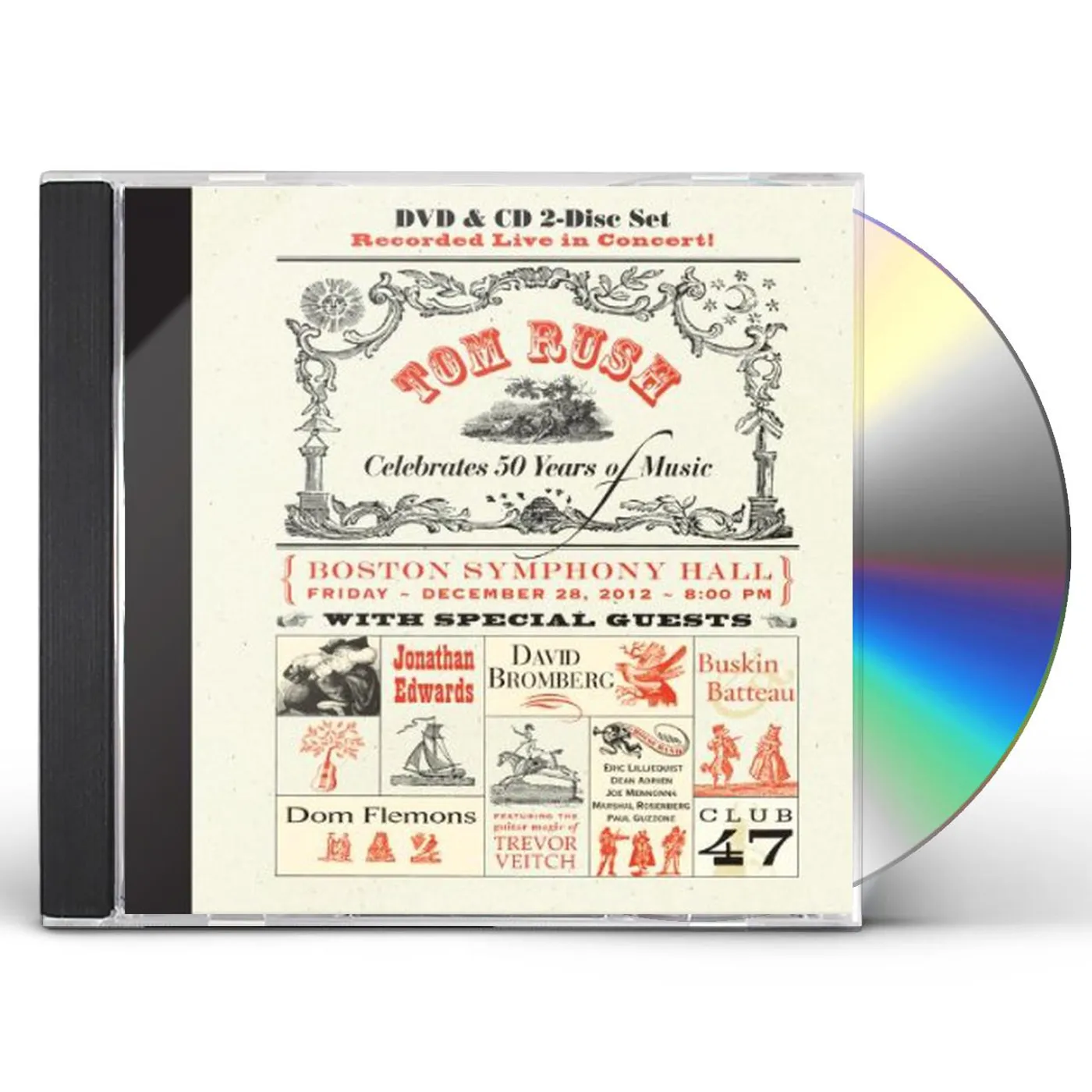 Tom Rush CELEBRATES 50 YEARS OF MUSIC CD
