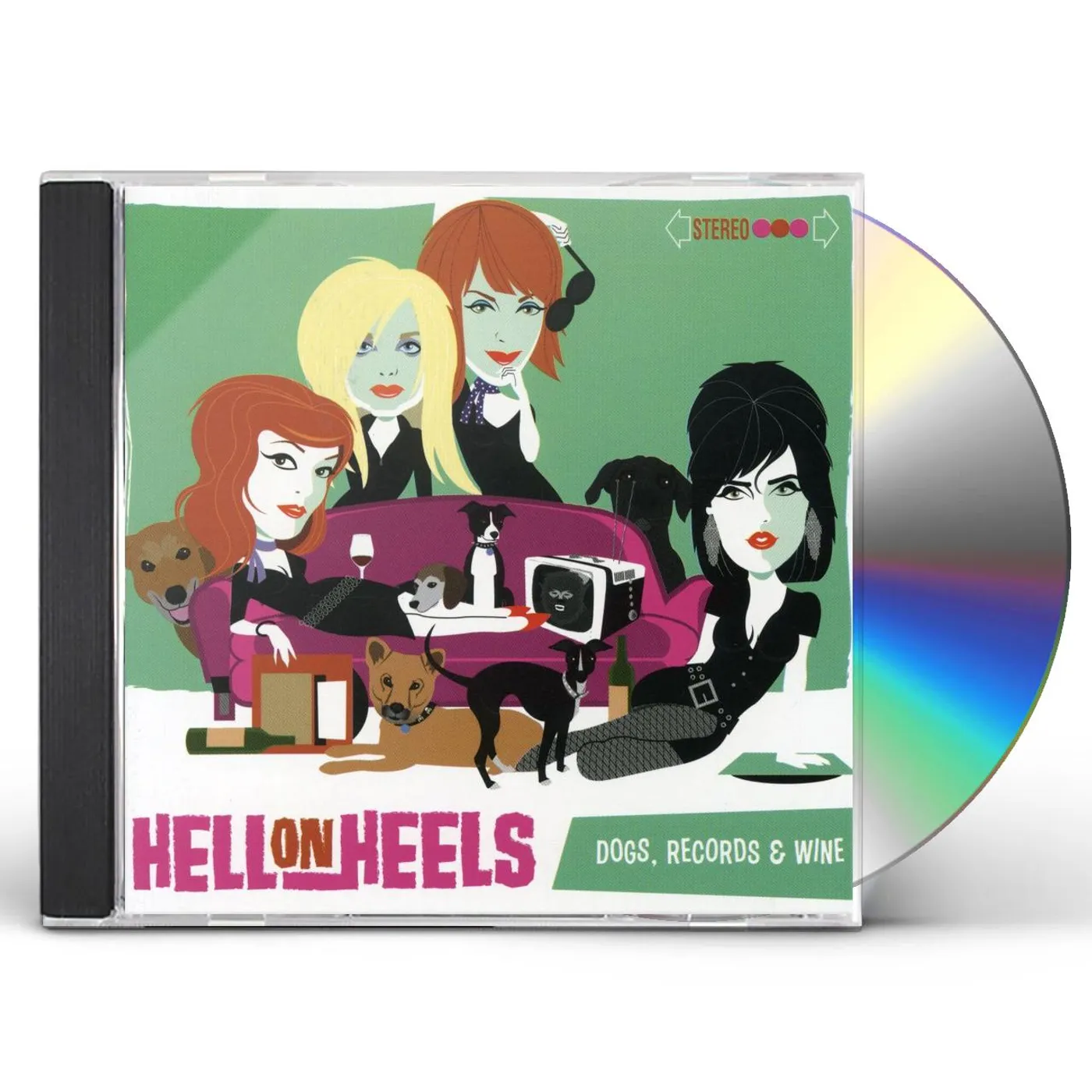 Hell On Wheels DOGS RECORDS & WINE CD