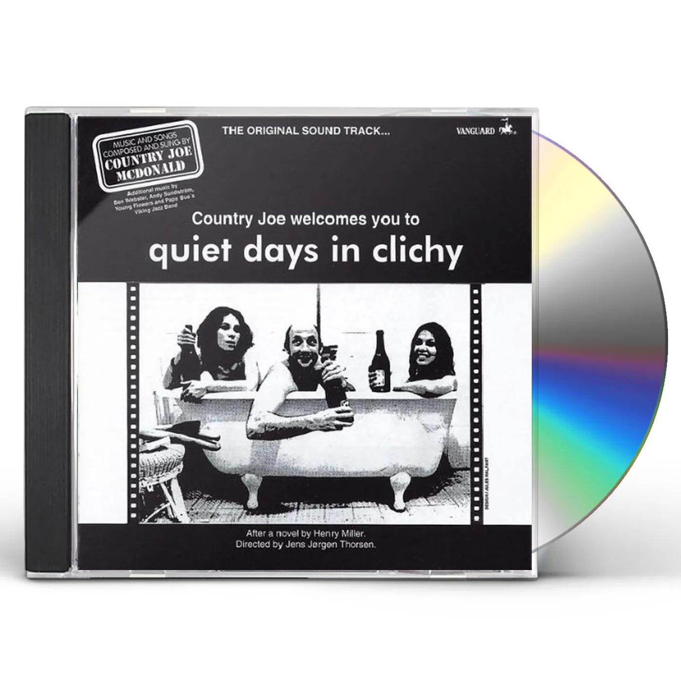 Country Joe McDonald QUIET DAYS IN CLICHY SOUNDTRACK CD