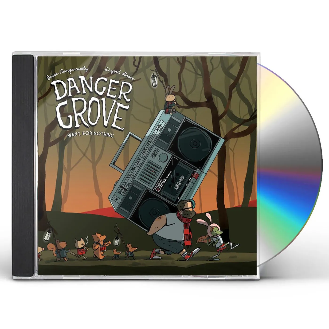 Danger Grove WANT FOR NOTHING CD