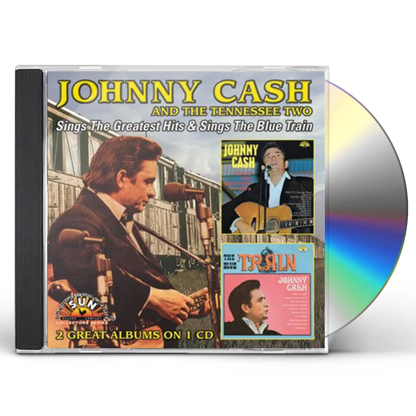 Johnny Cash SINGS THE GREATEST HITS / SINGS THE BLUE TRAIN CD