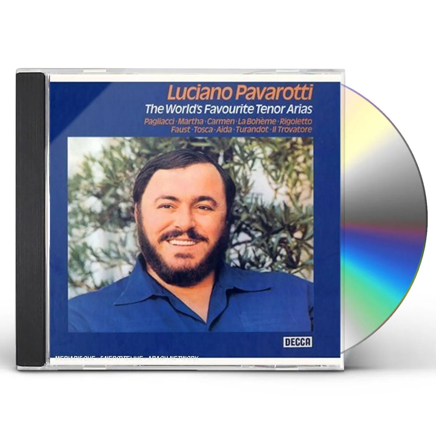 Luciano Pavarotti WORLD'S FAVOURITE TENOR ARIAS CD