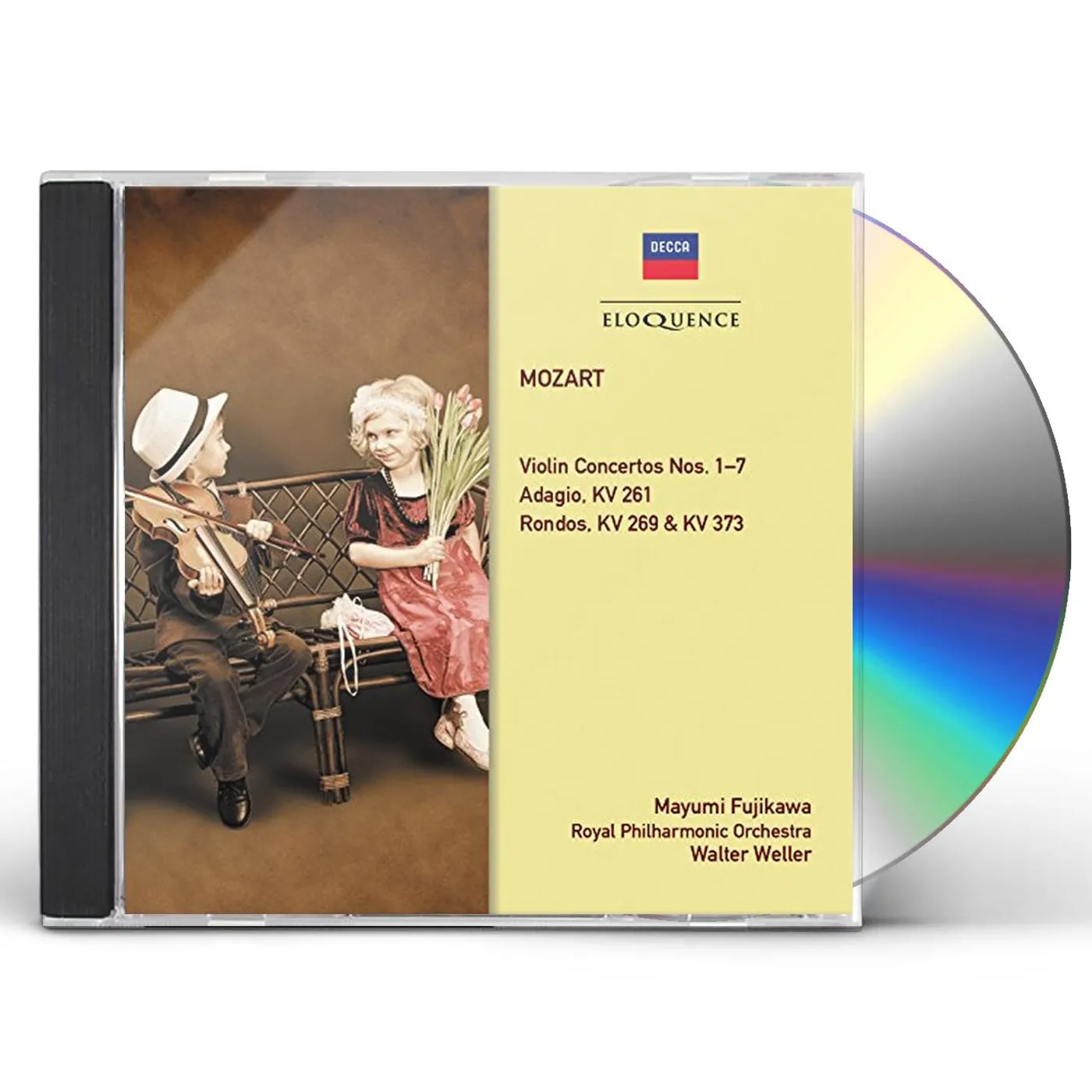 Mayumi Fujikawa MOZART: VIOLIN CONCERTOS 1-7 ETC. CD