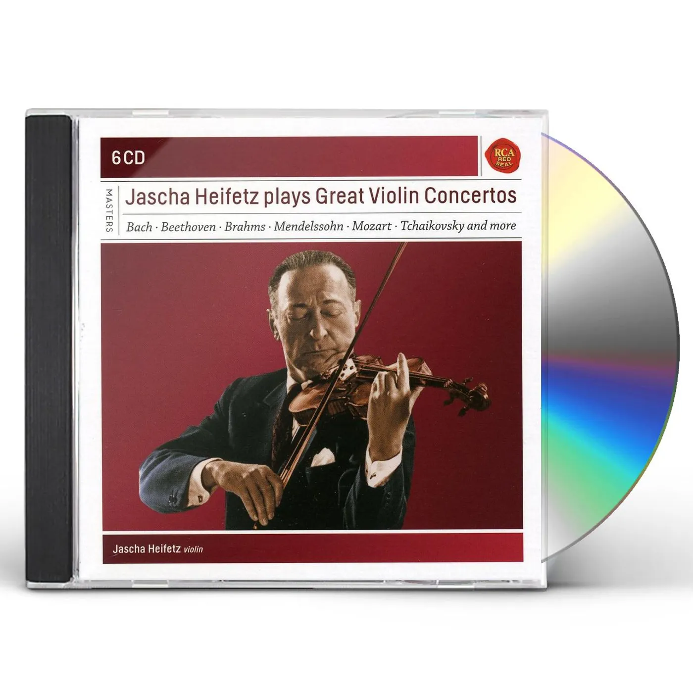 JASCHA HEIFETZ PLAYS GREAT VIOLIN CONCERTOS CD