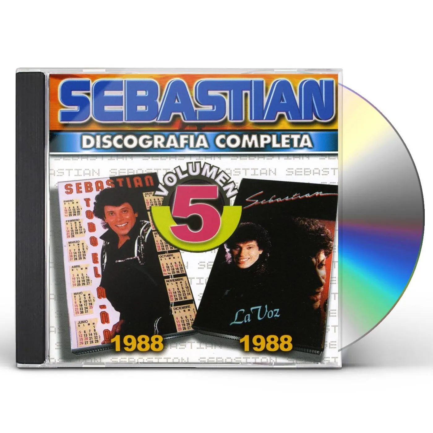 SebastiAn DISCOGRAFIA COMPLETA 5 CD